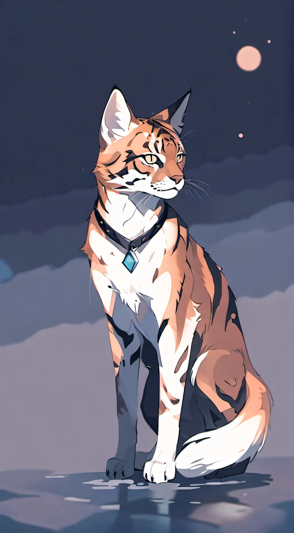 ai character: Tigerclaw/star background
