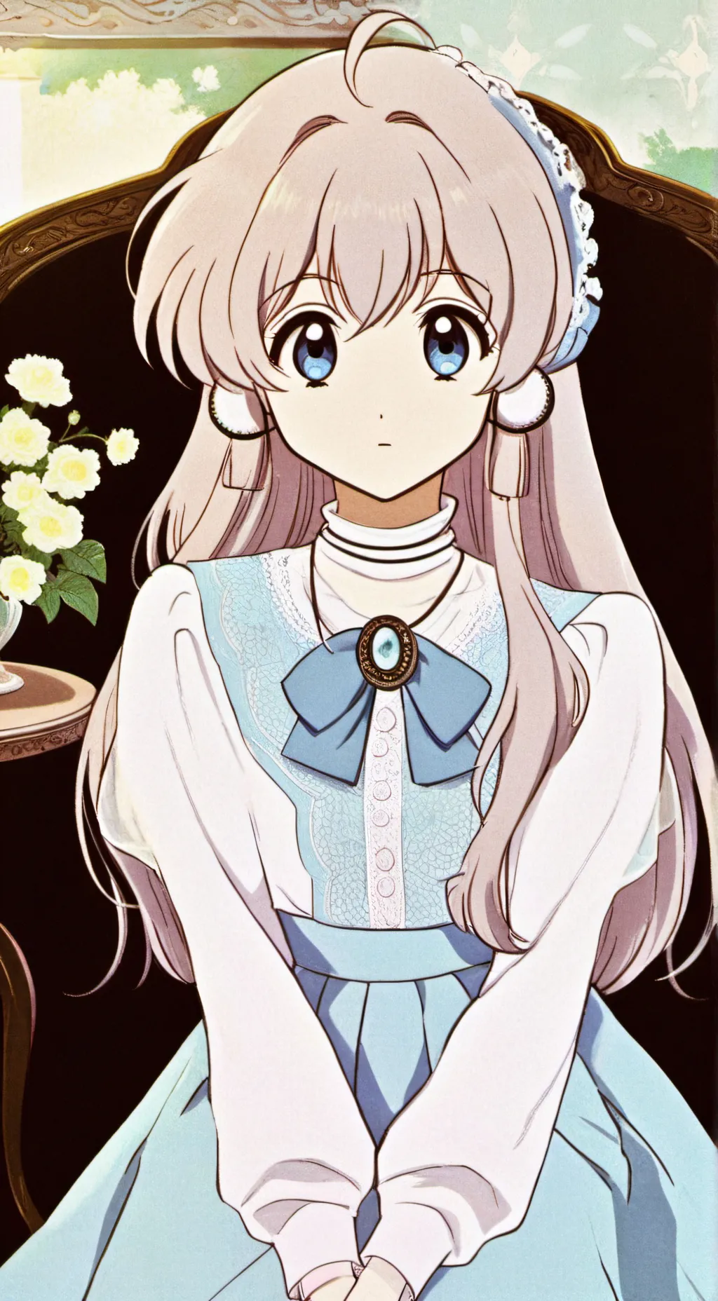 ai character: Горничная background