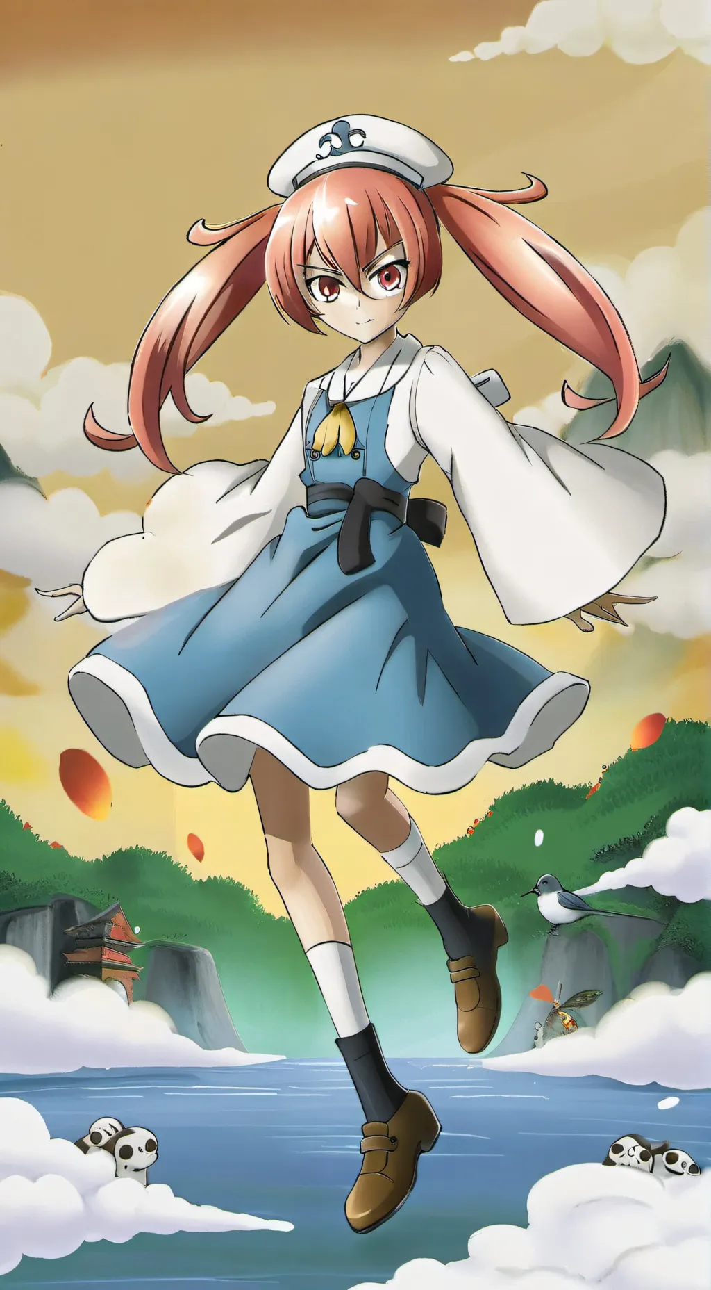 ai character: Ueno-san wa bukiyu background