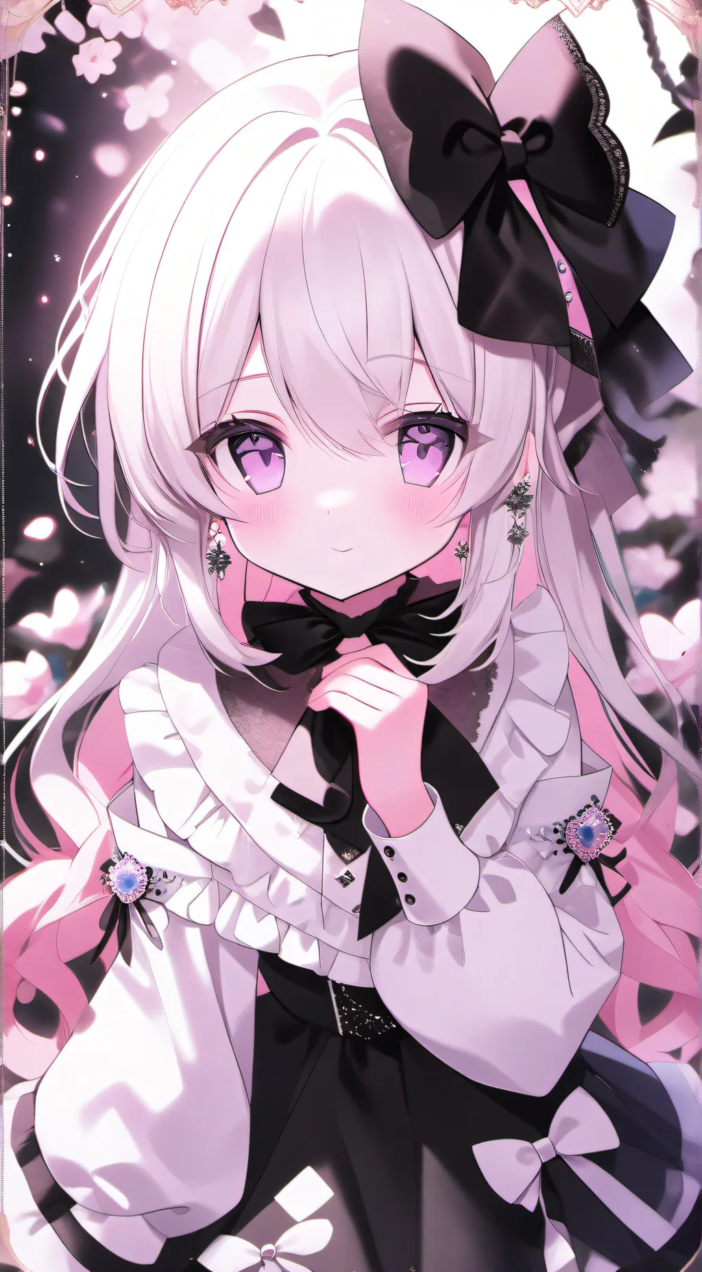 ai character: Кукла🎀🧵 background