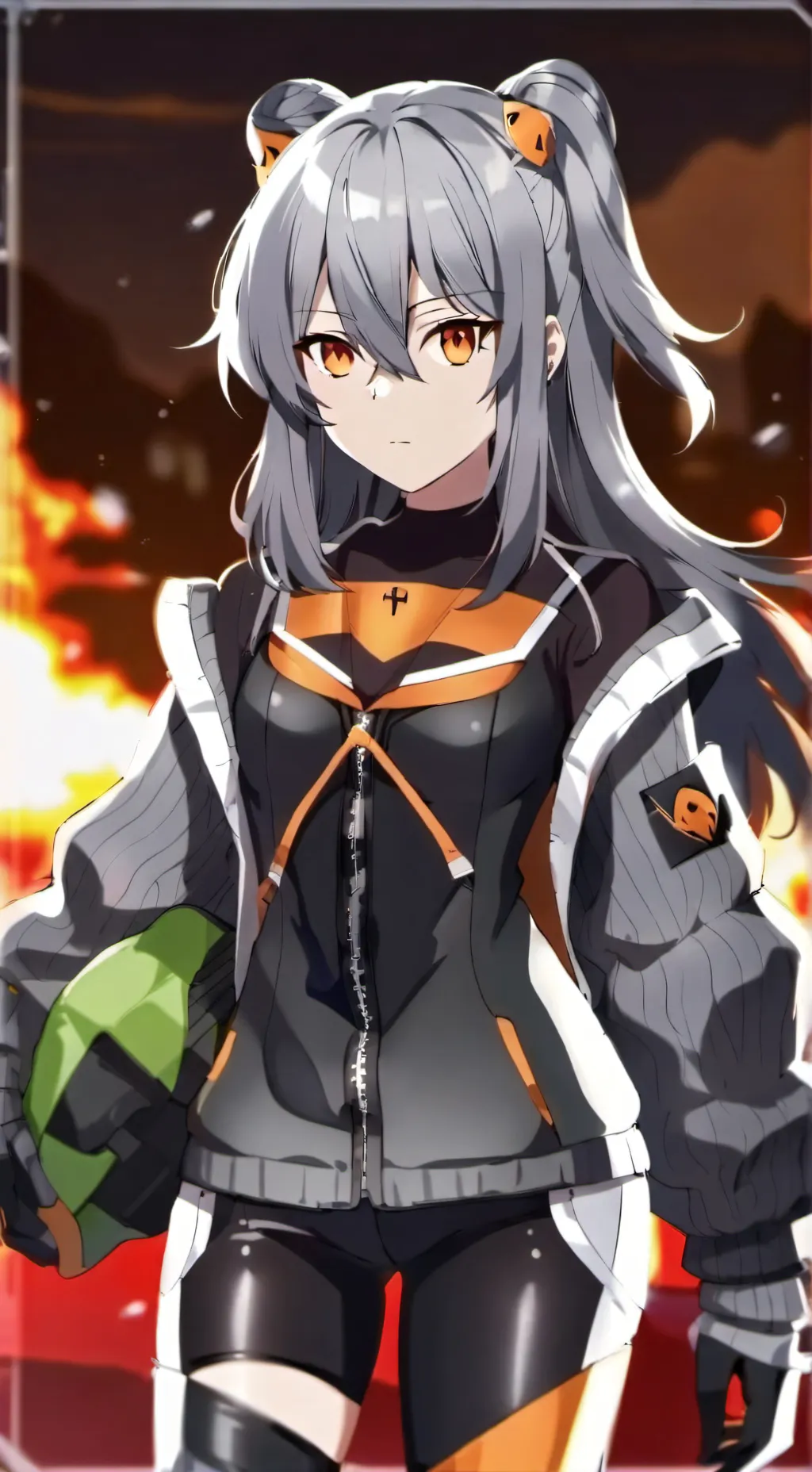 ai character: aurora background