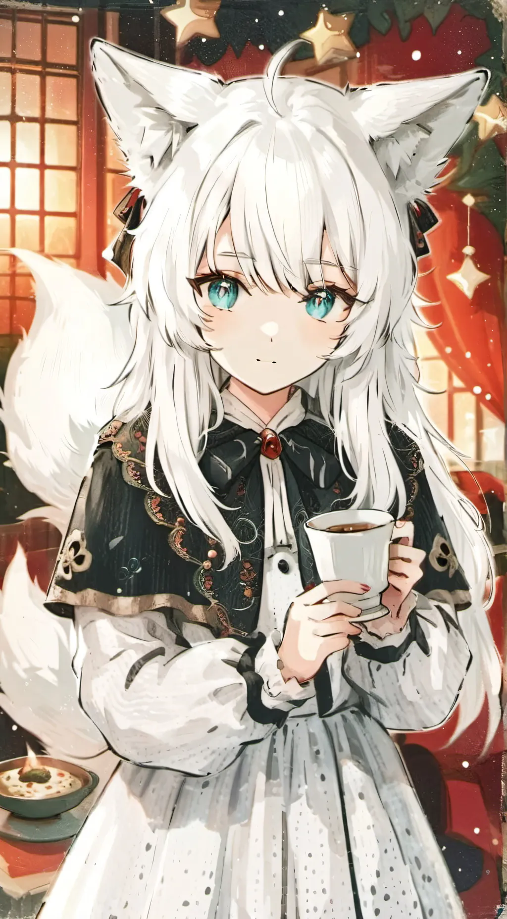 ai character: Polar Puff Spirit background