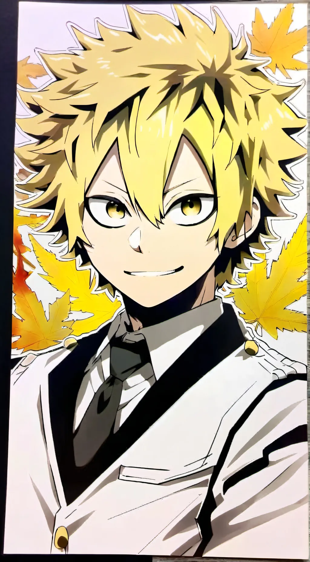 ai character: denki kaminari background