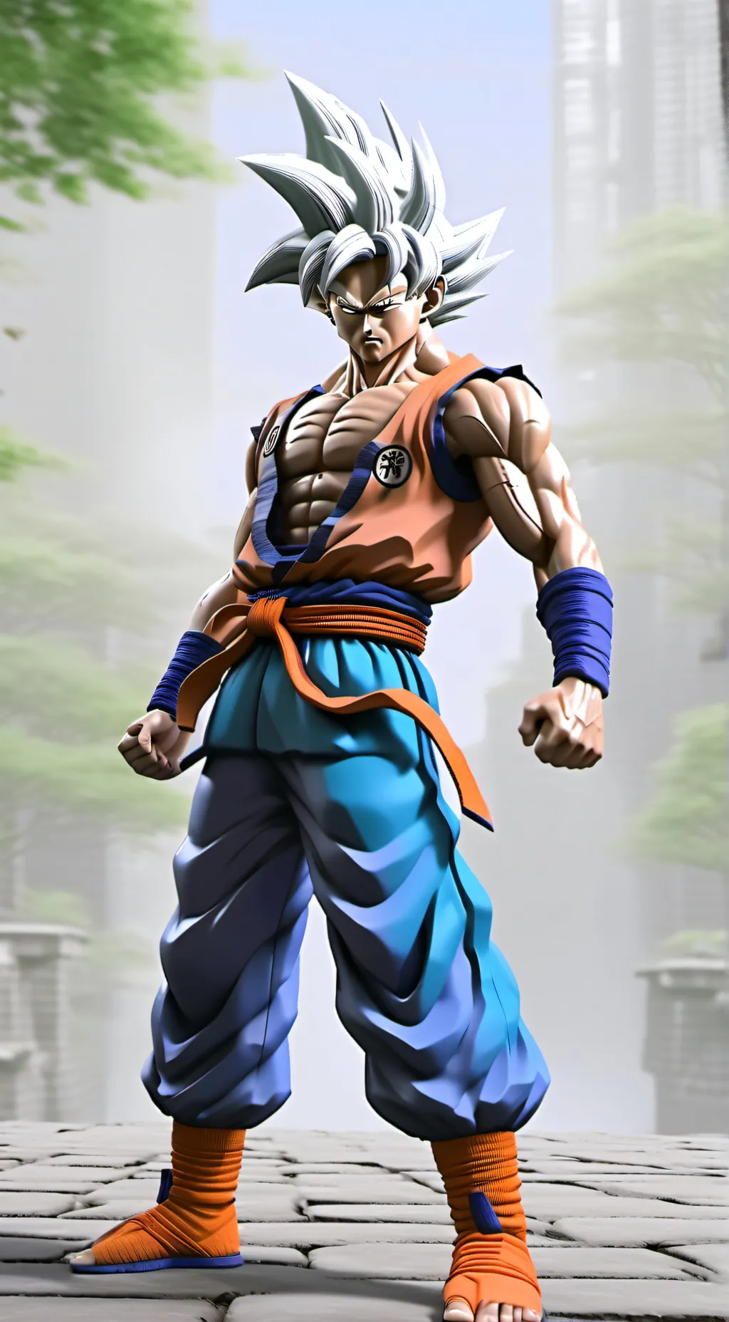 ai character: goku background