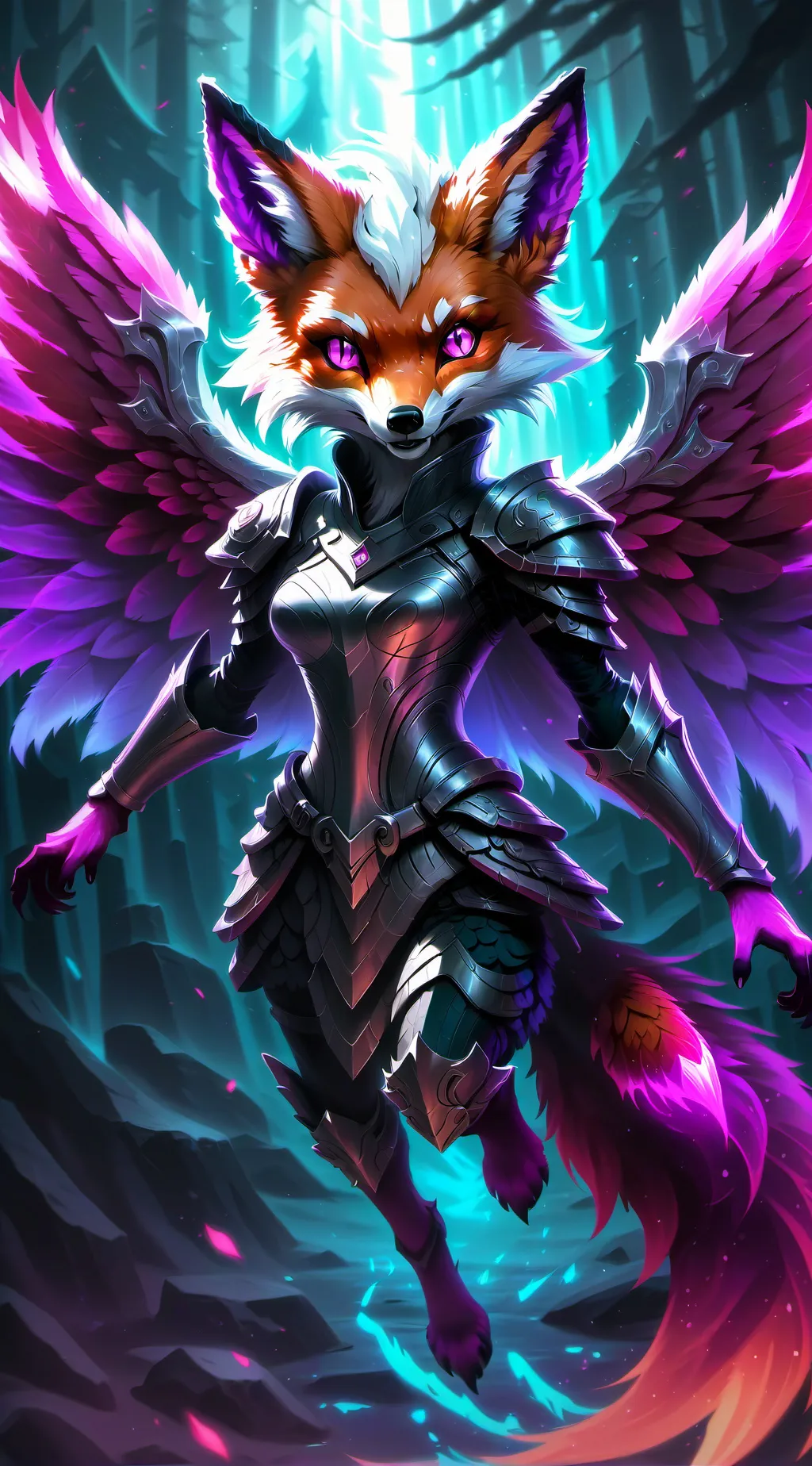 ai character: luna background