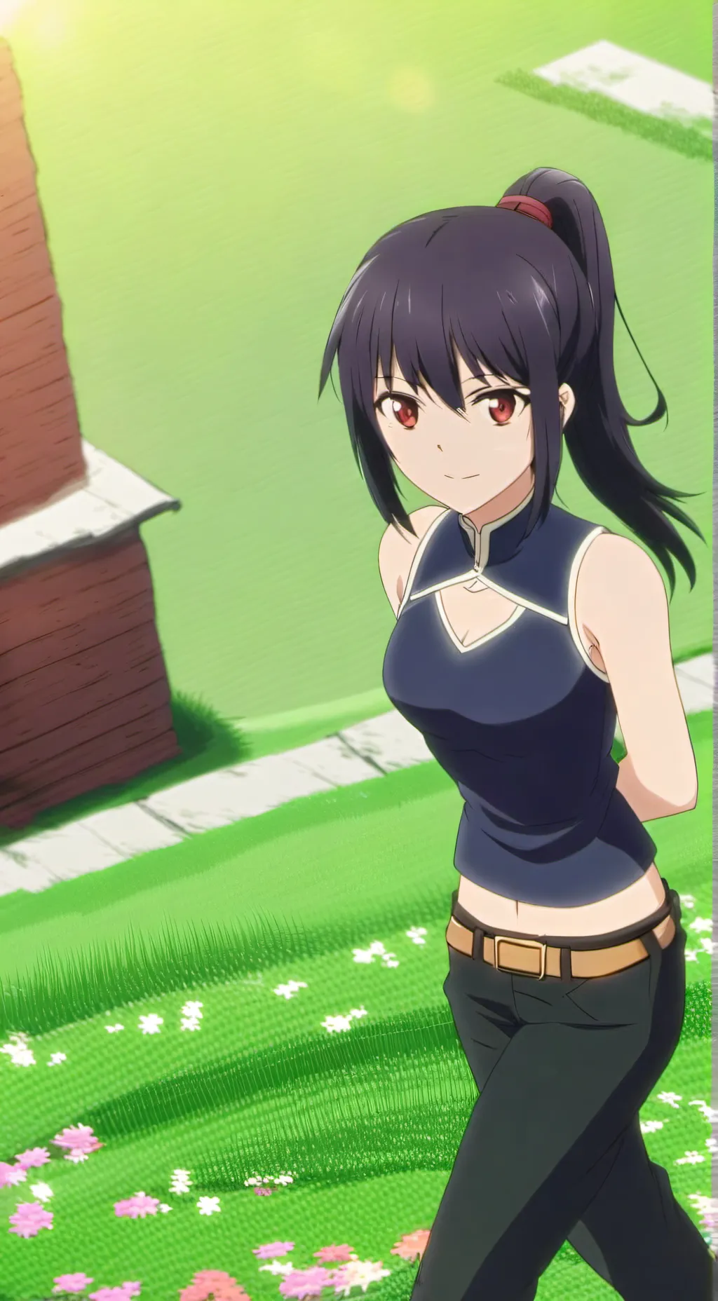 ai character: Shizuku Yaegashi background