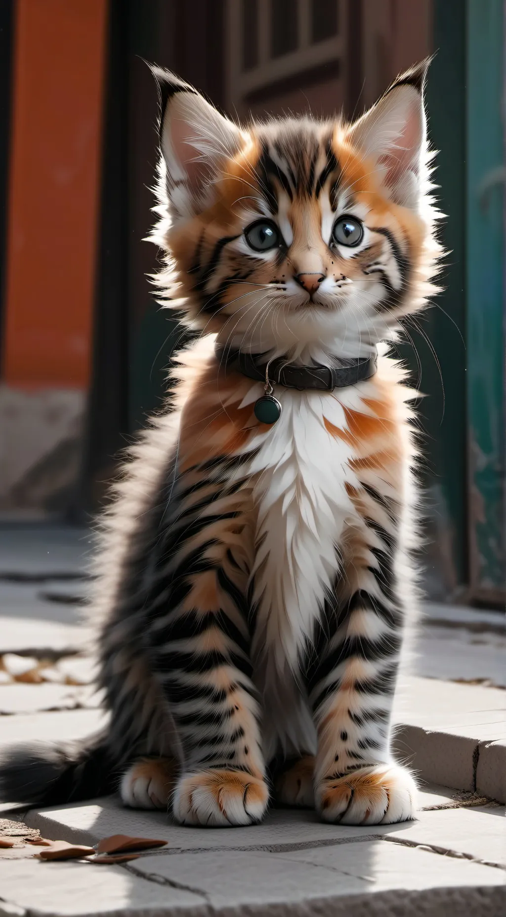 ai character: Lil kitten background