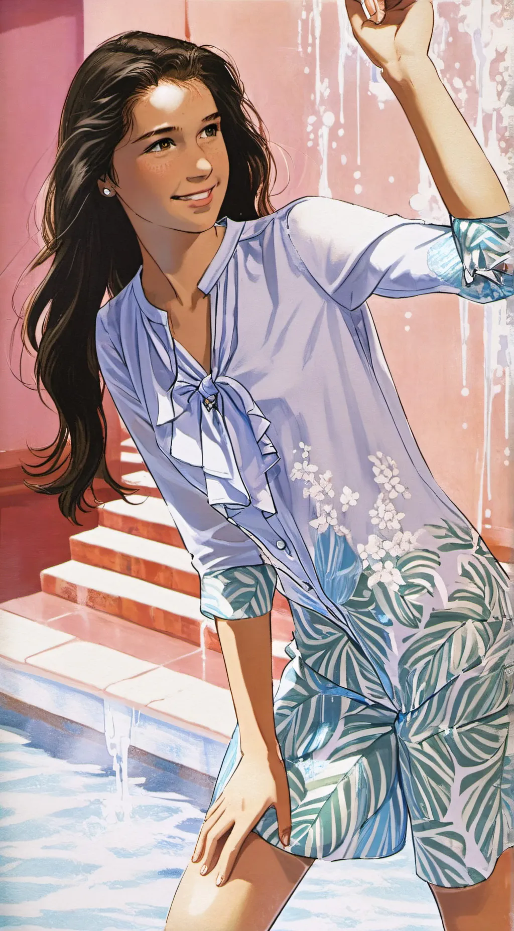 ai character: Heather background