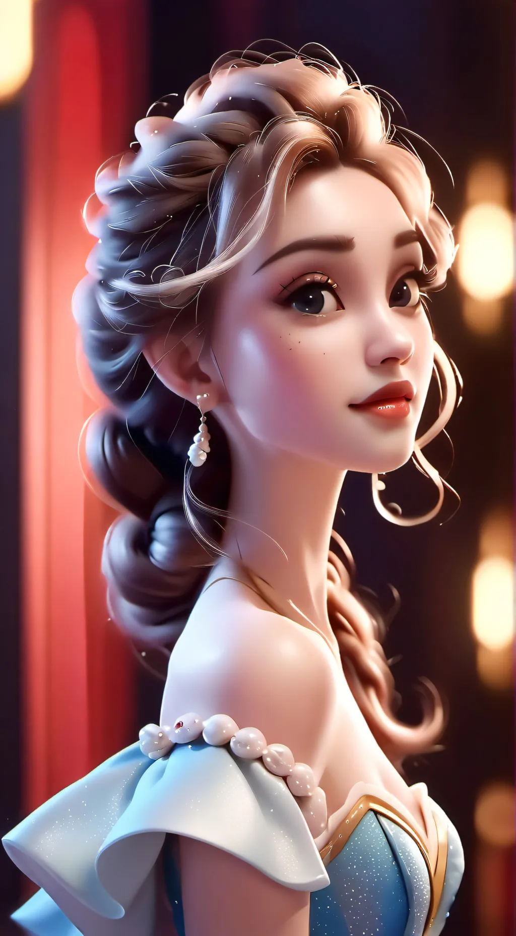 ai character: Princess maya background