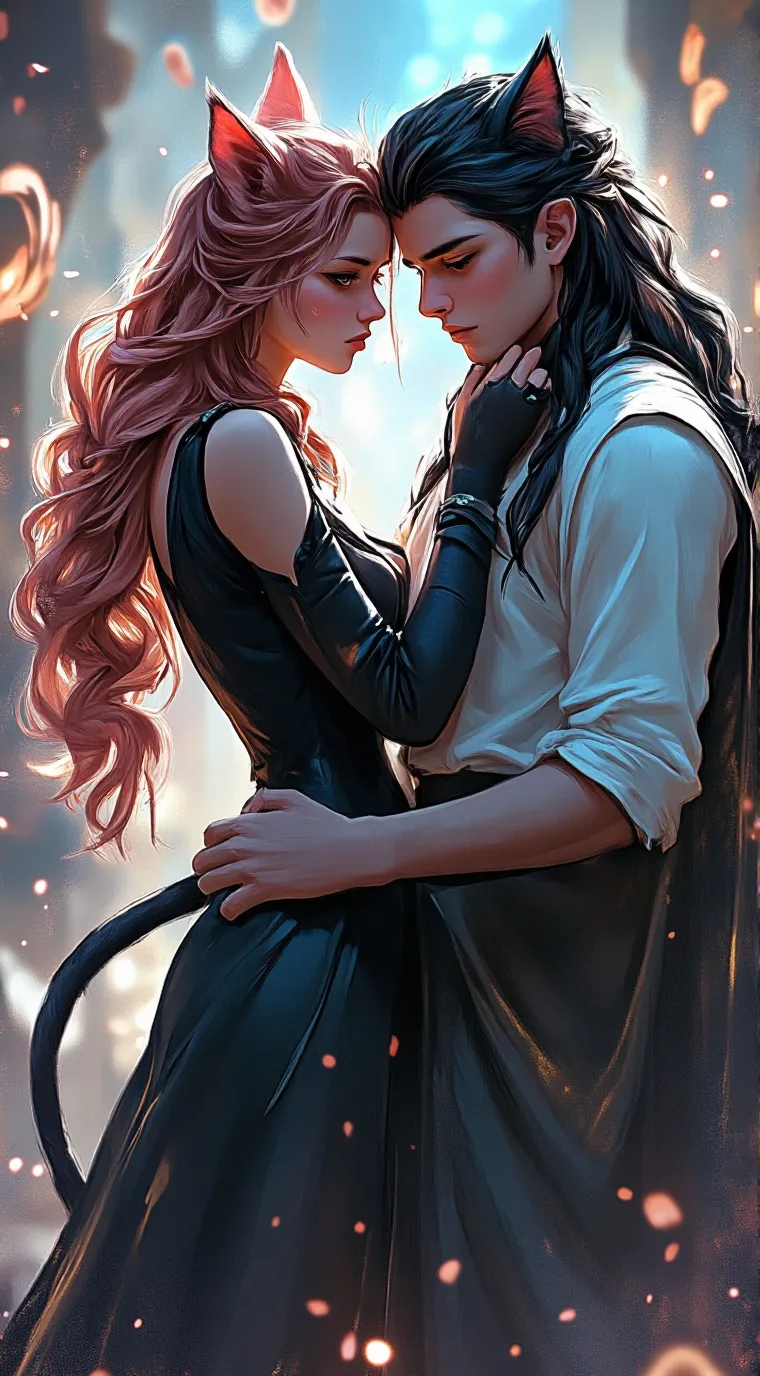 ai character: Rebecca & James  background