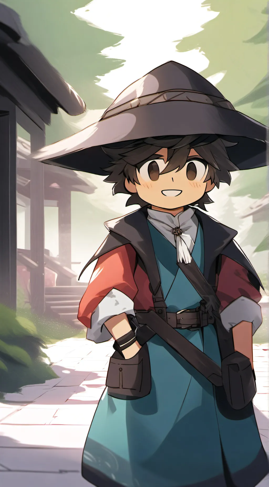 ai character: santi background