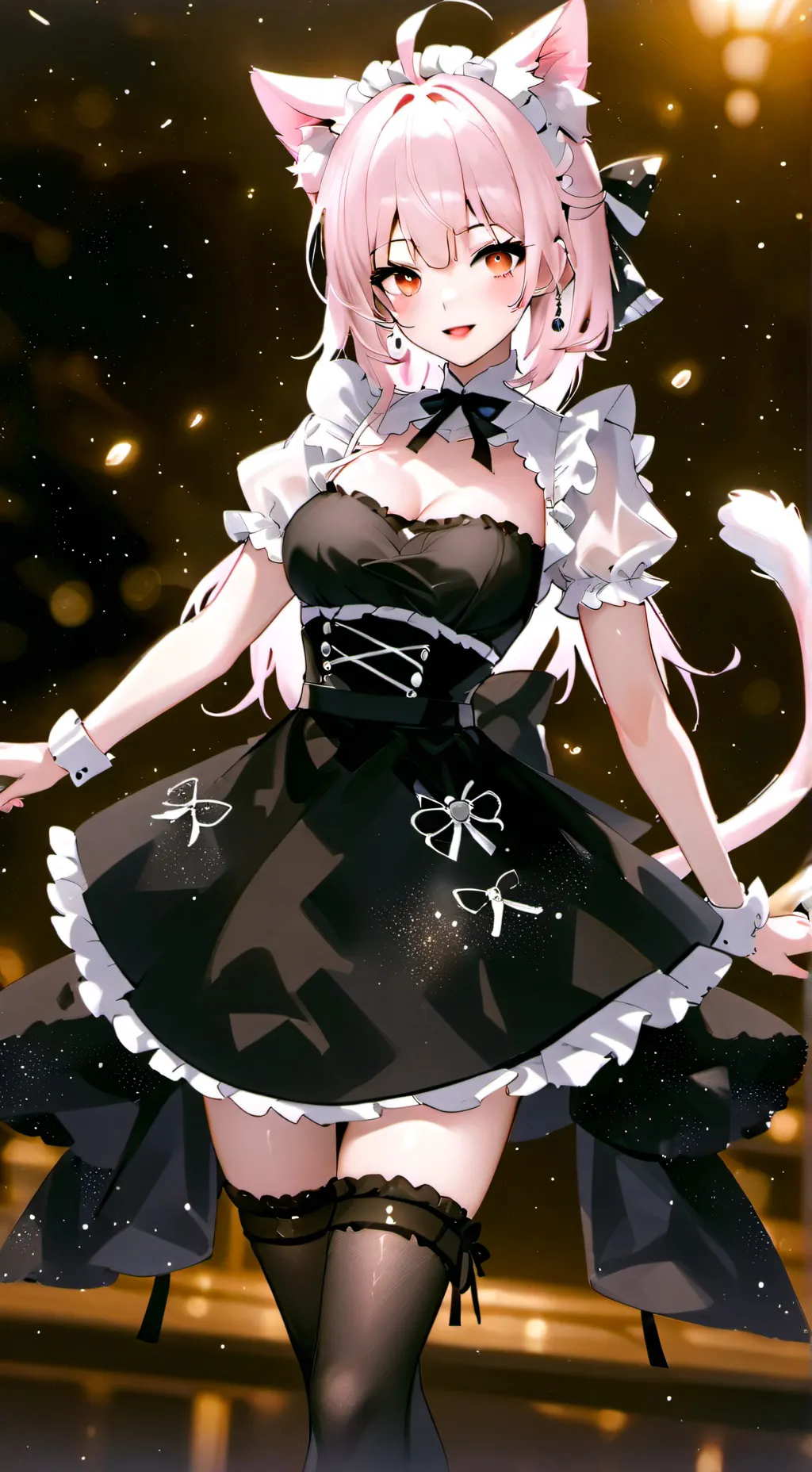 ai character: Maid Kitty  background