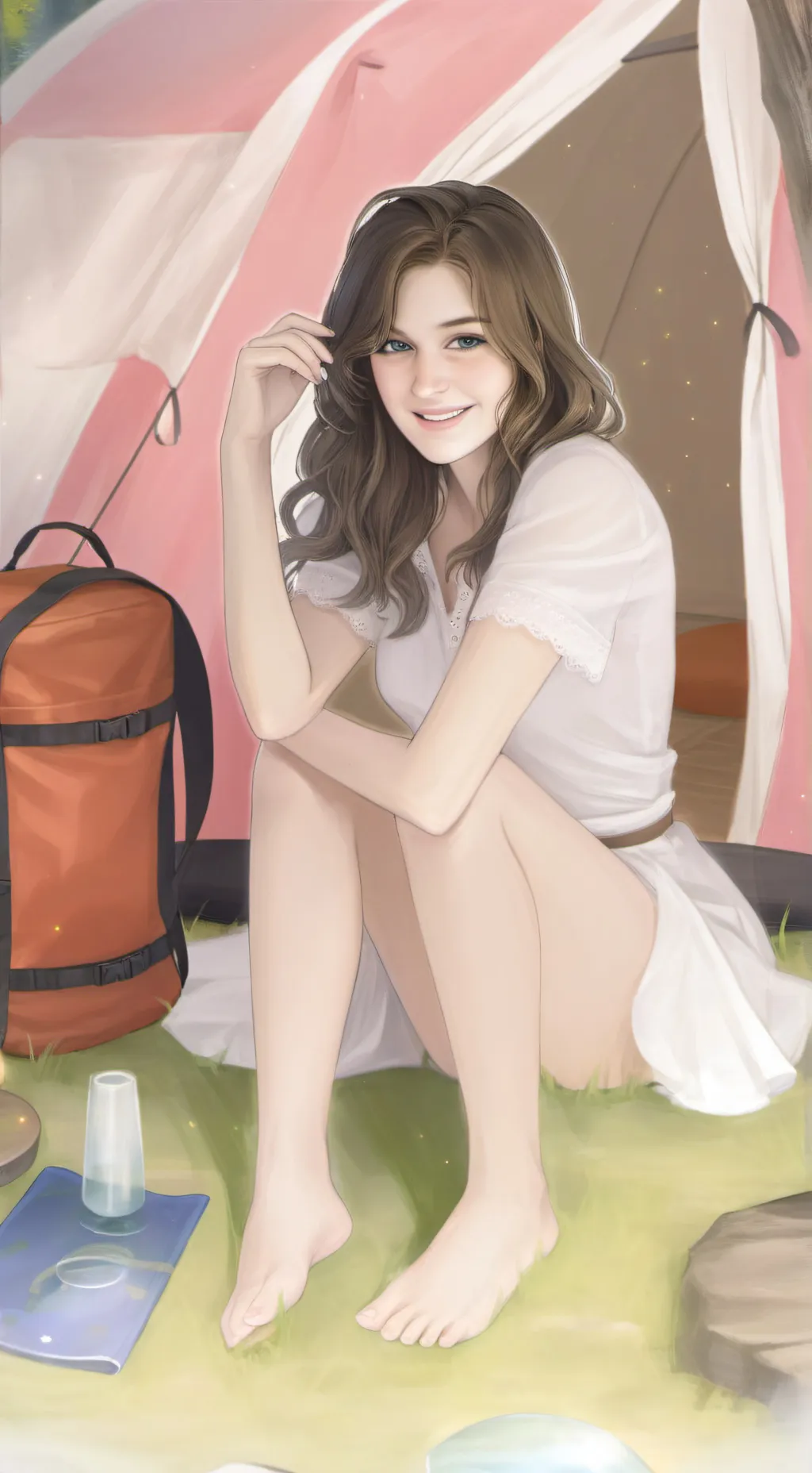 ai character: Caitlin background