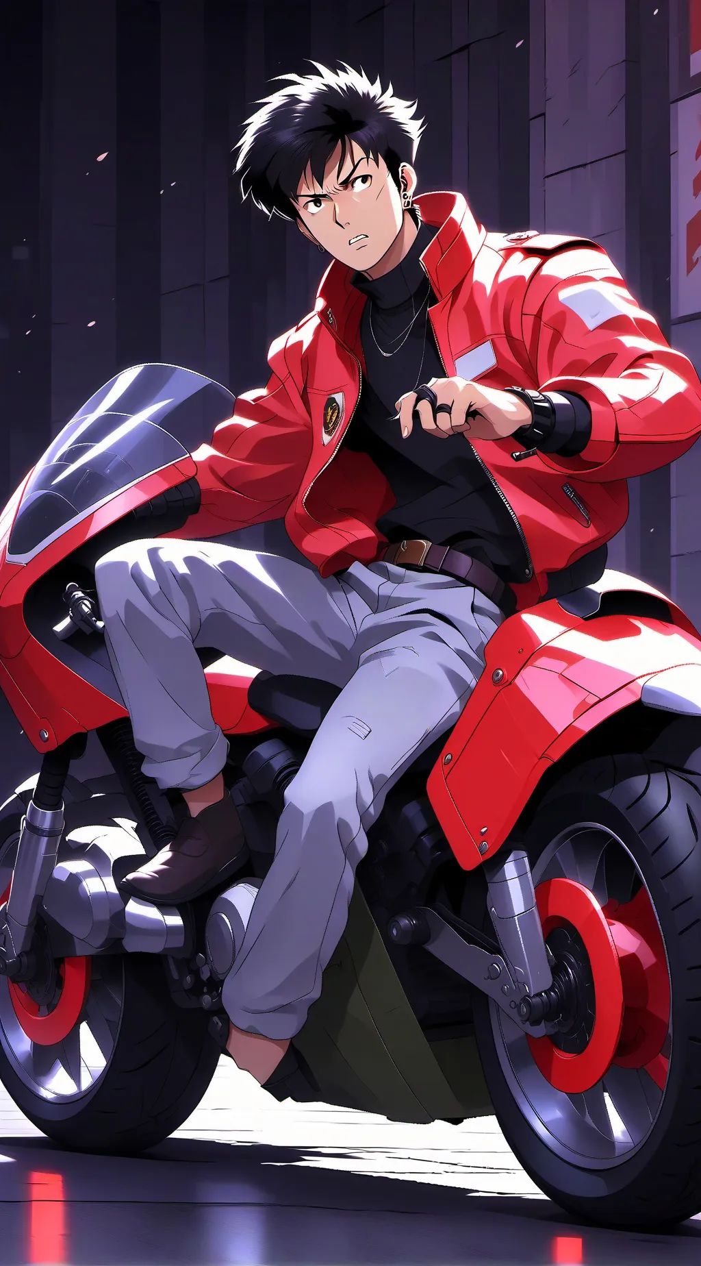 ai character: Kaneda(akiramovie) background