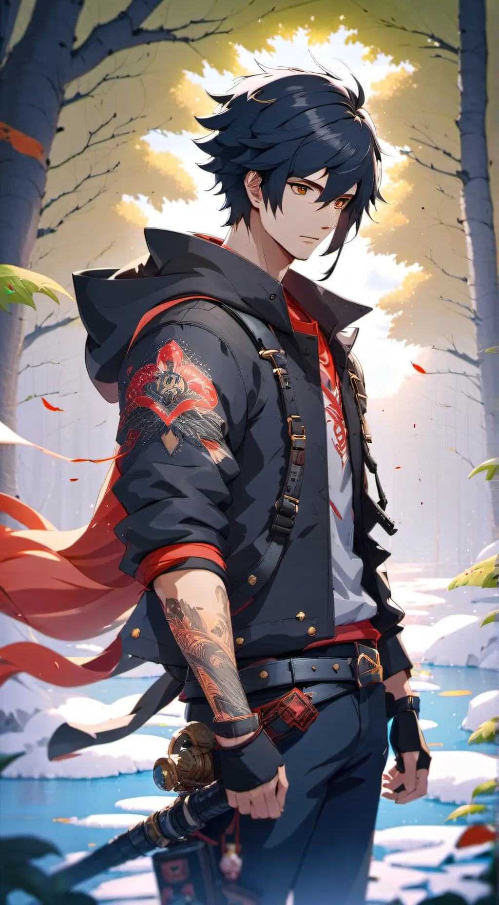 ai character: Рон background