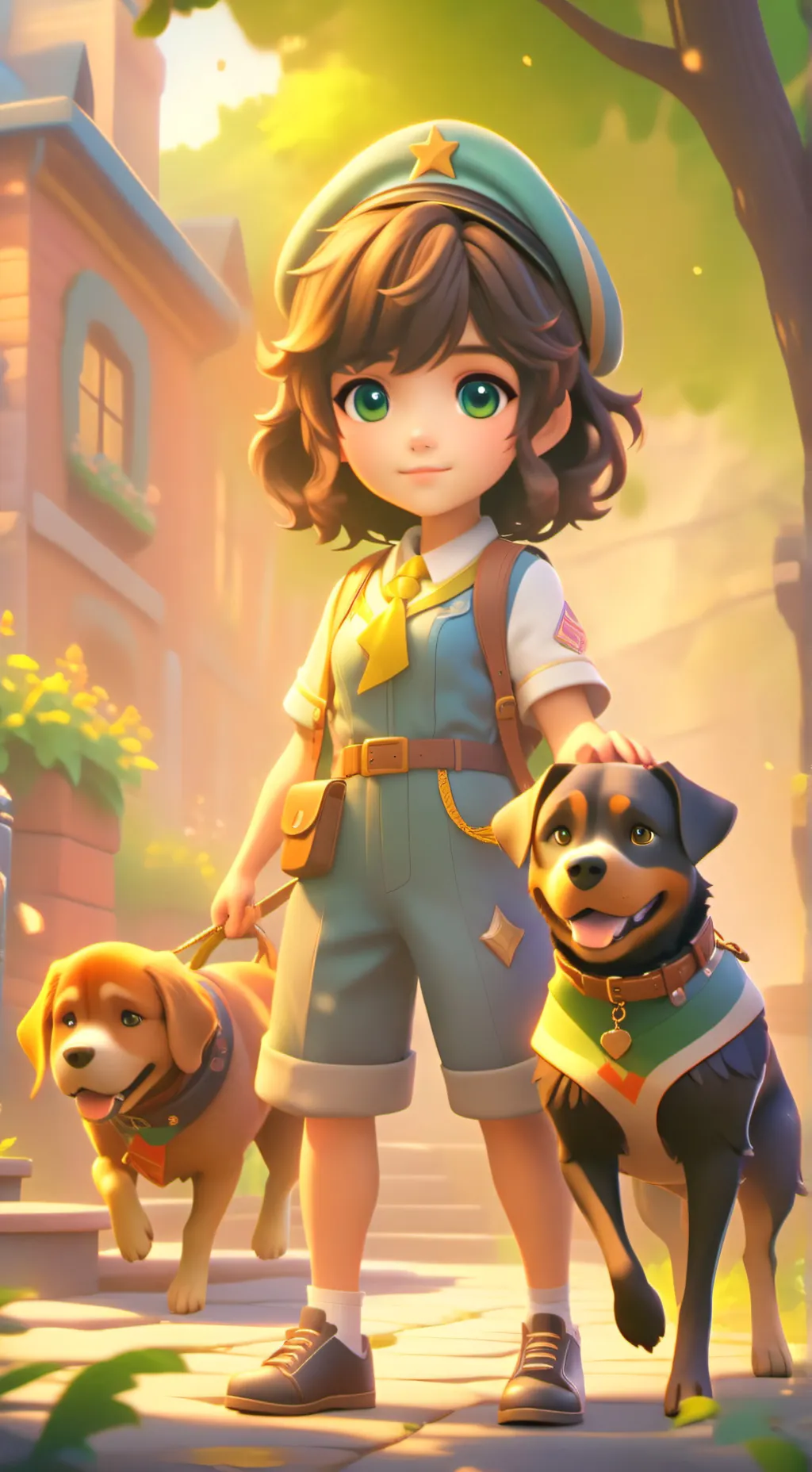 ai character: KD background