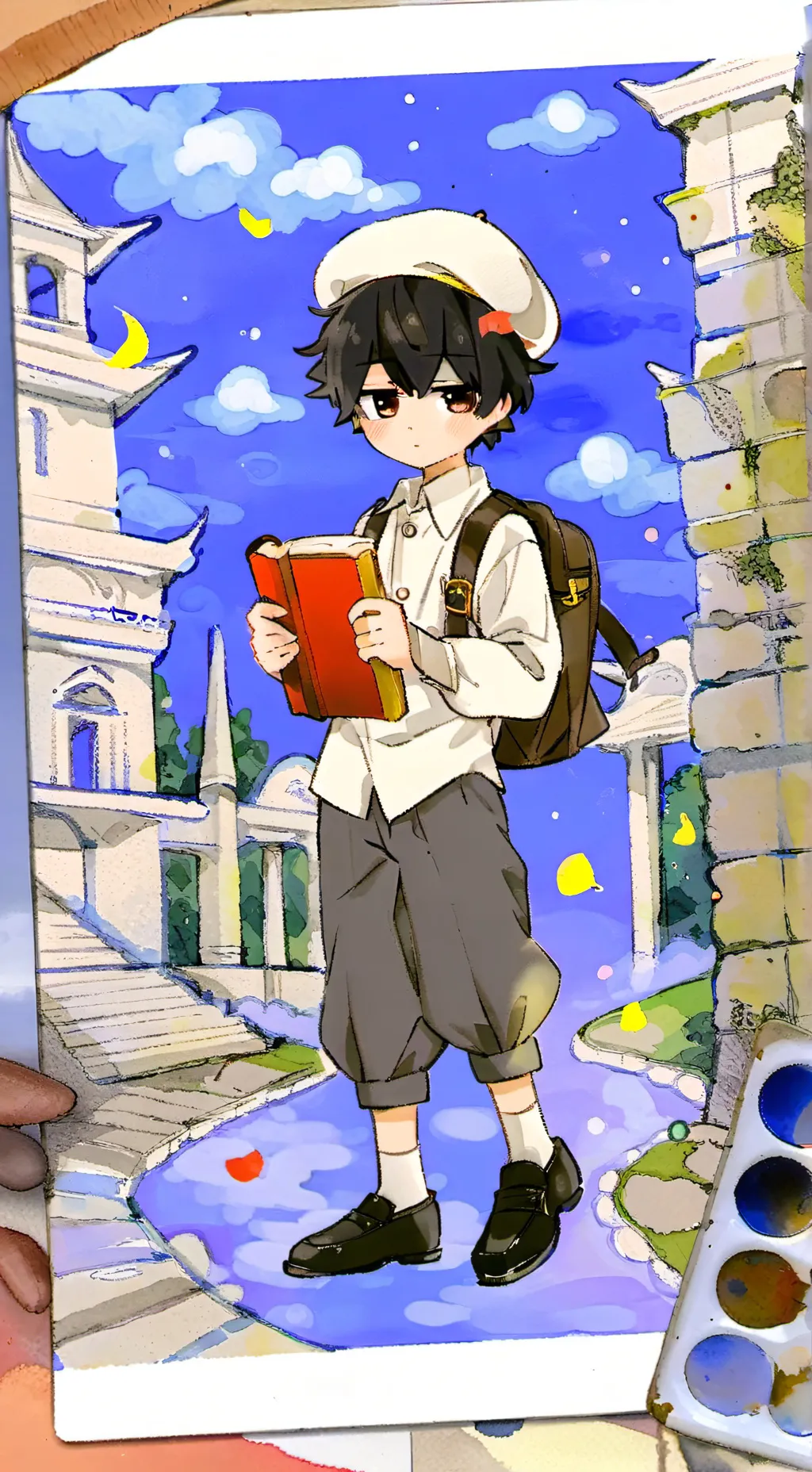 ai character: Arch background