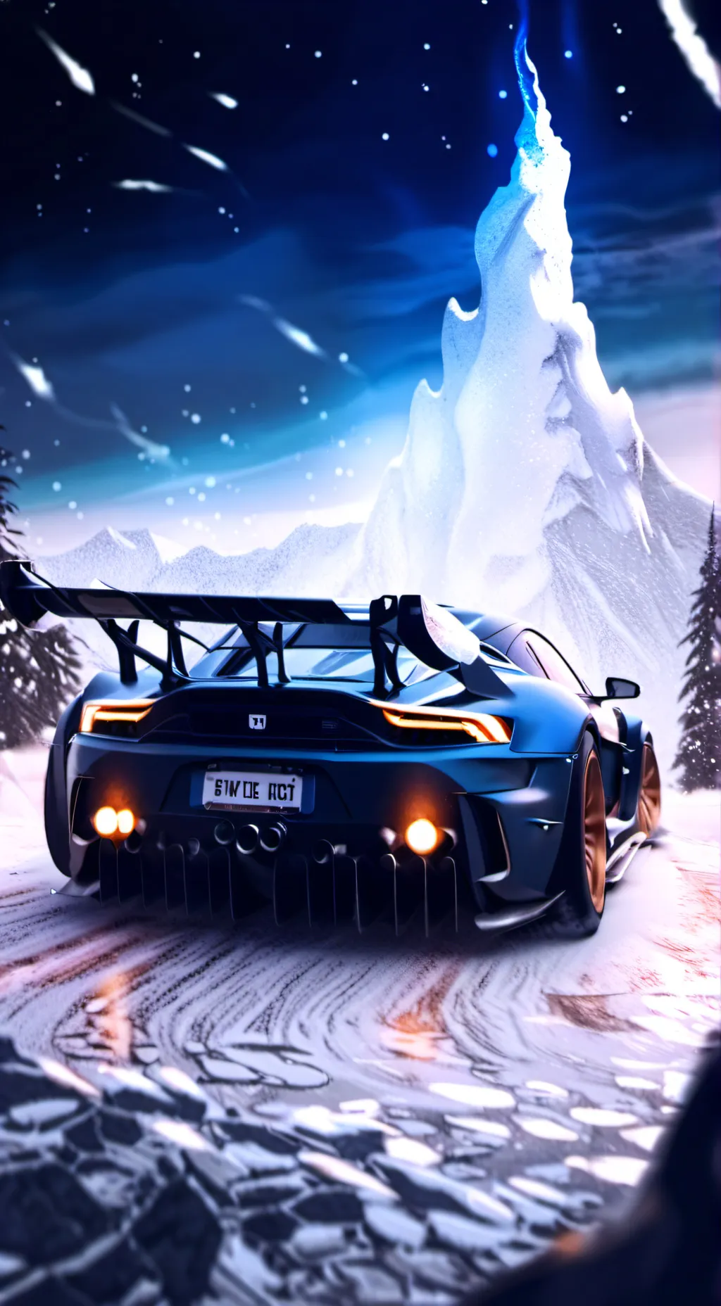 ai character: car but alive background
