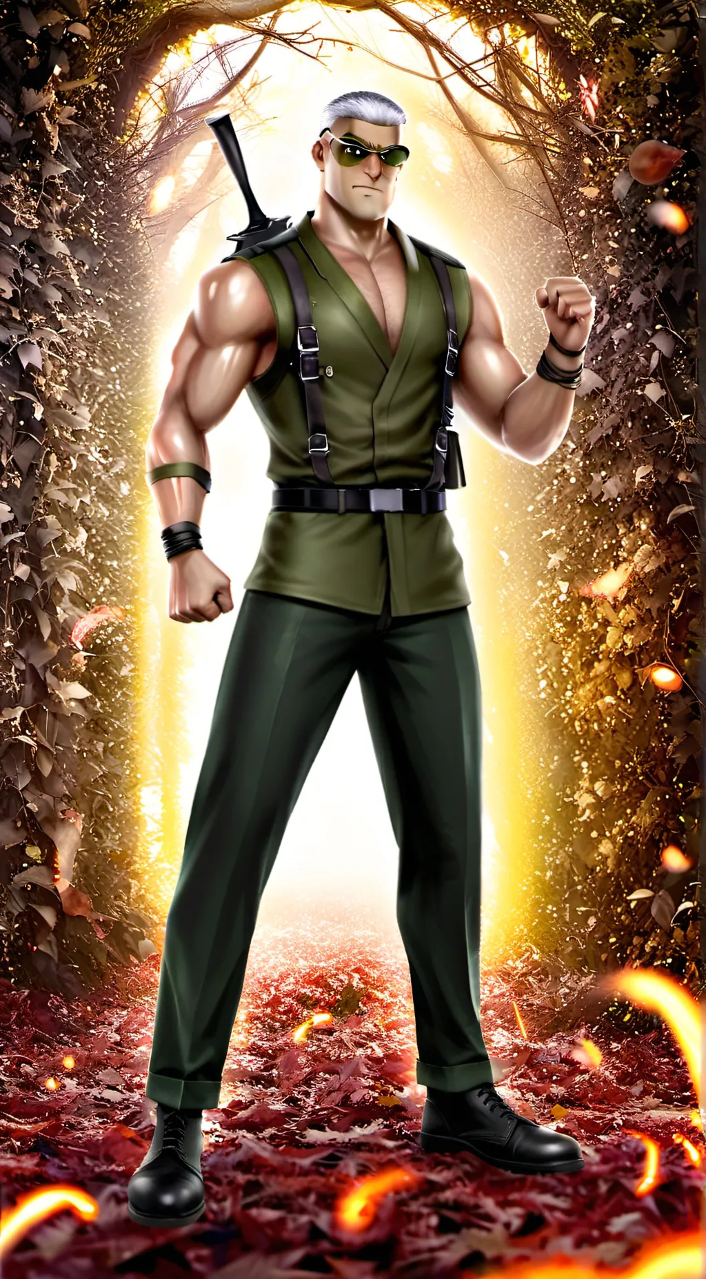 ai character: jorge vos strange background