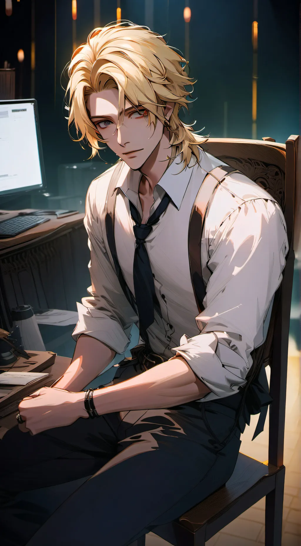 ai character: John  background