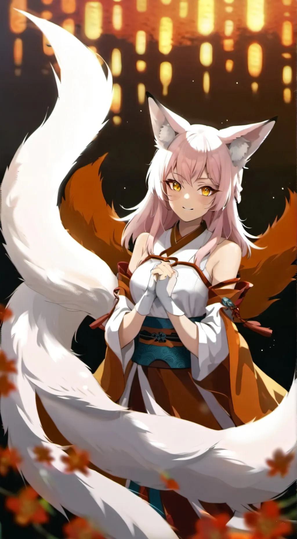 ai character: Kitsune Ein background