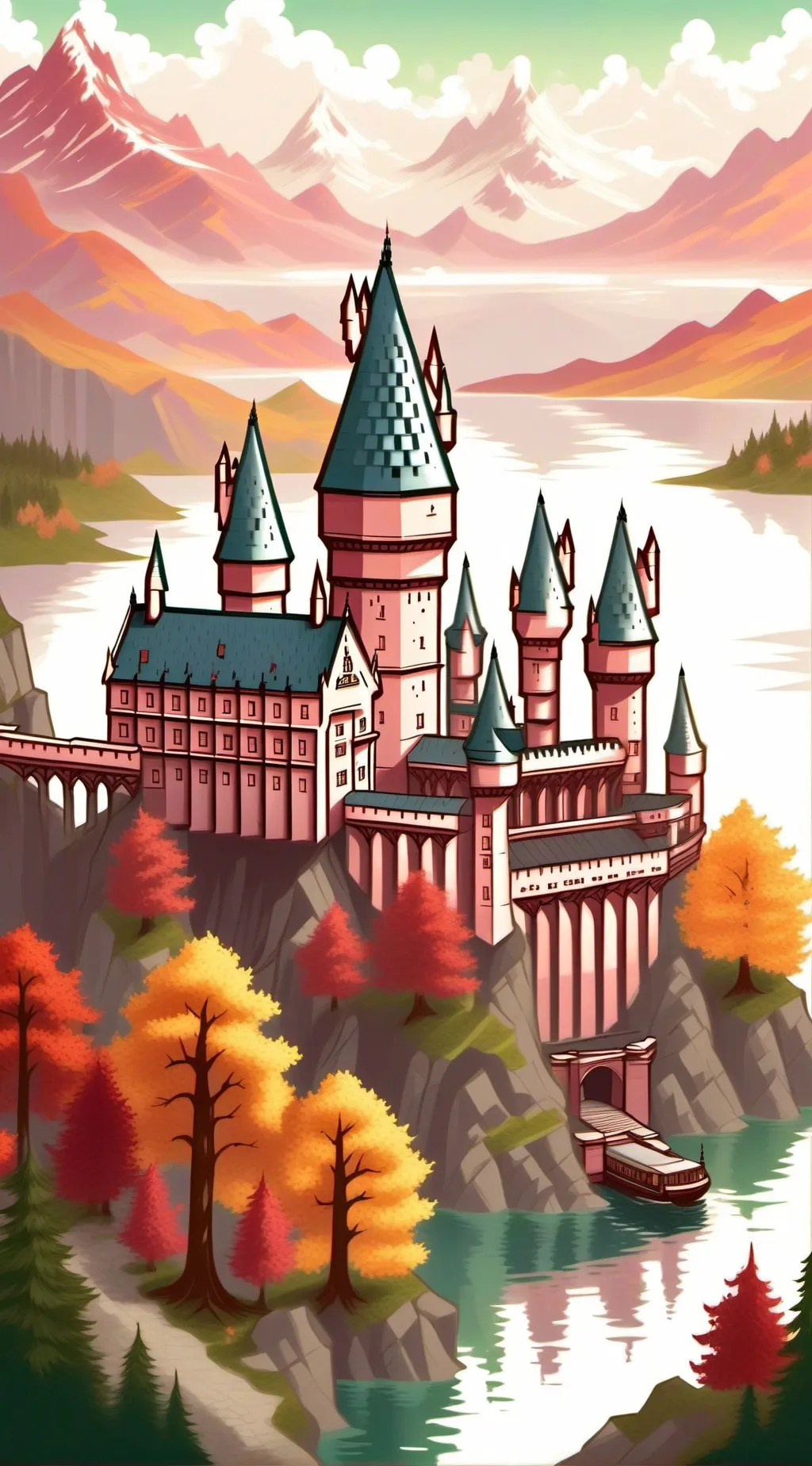 ai character: HP camping trip!! background