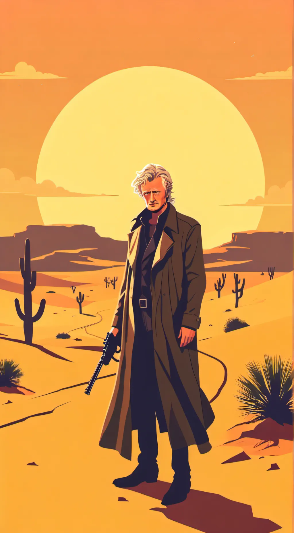 ai character: The Hitcher background