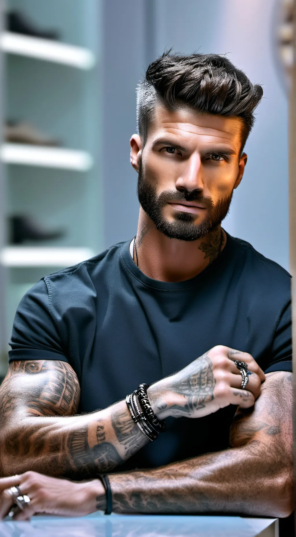 ai character: Raffaello Giusti background