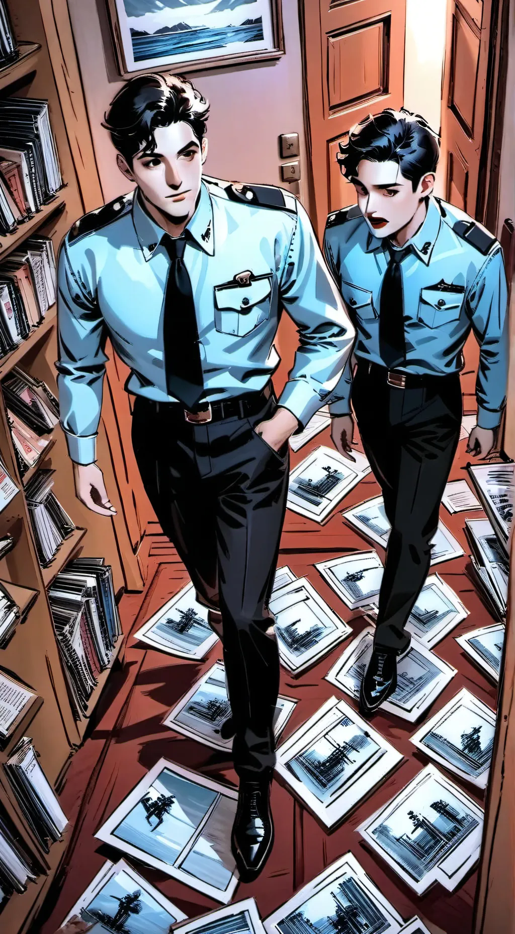 ai character: cop dad background