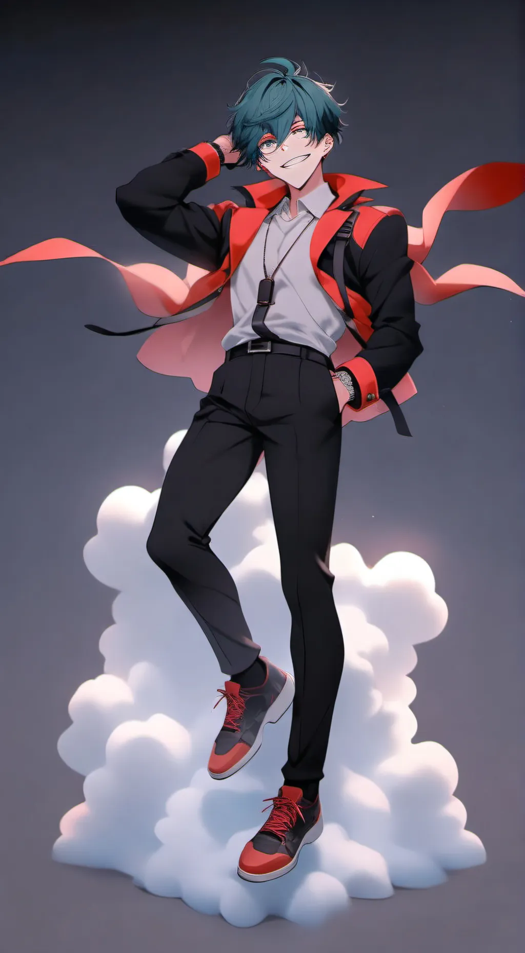 ai character: Villain deku background