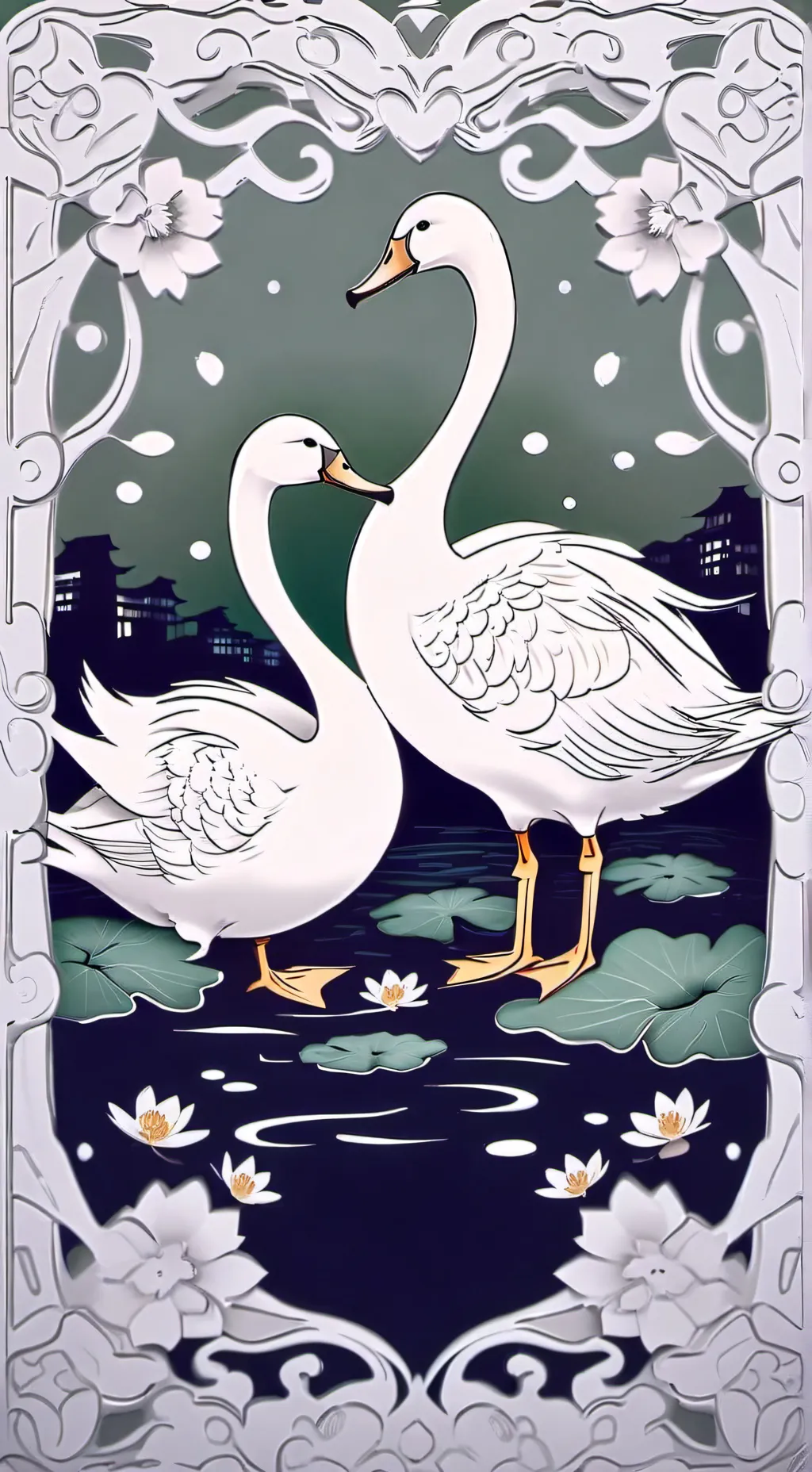 ai character: Duck 🦆 background