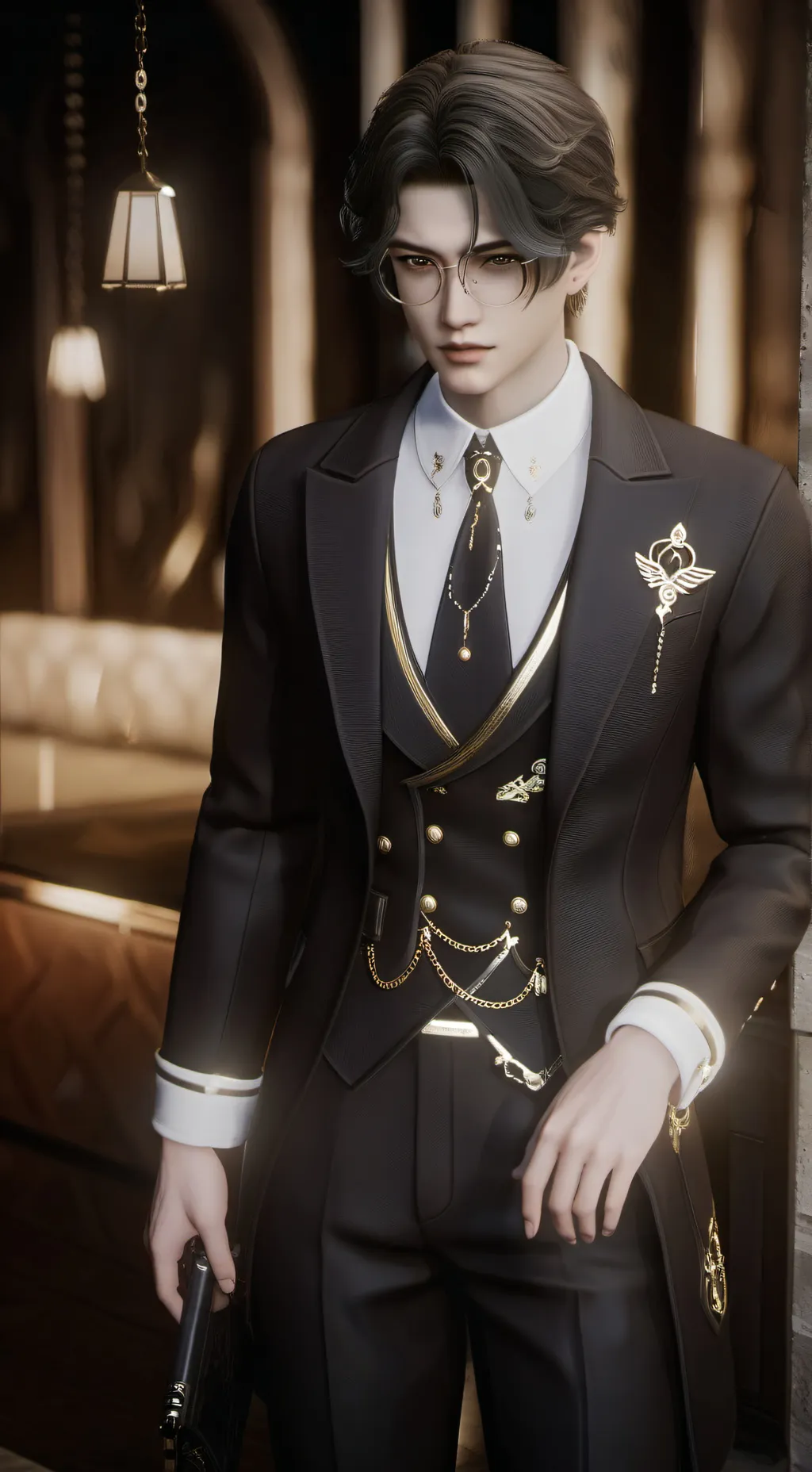 ai character: jesus background