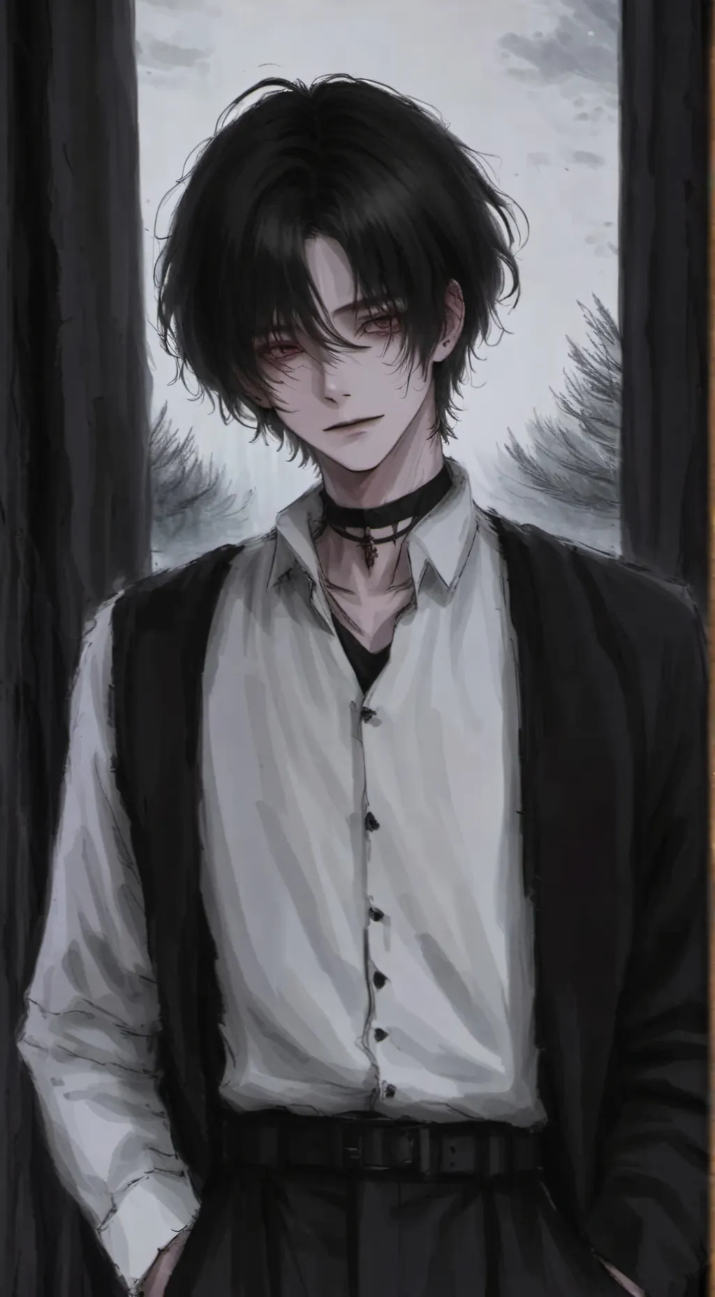 ai character: Кадзуки background