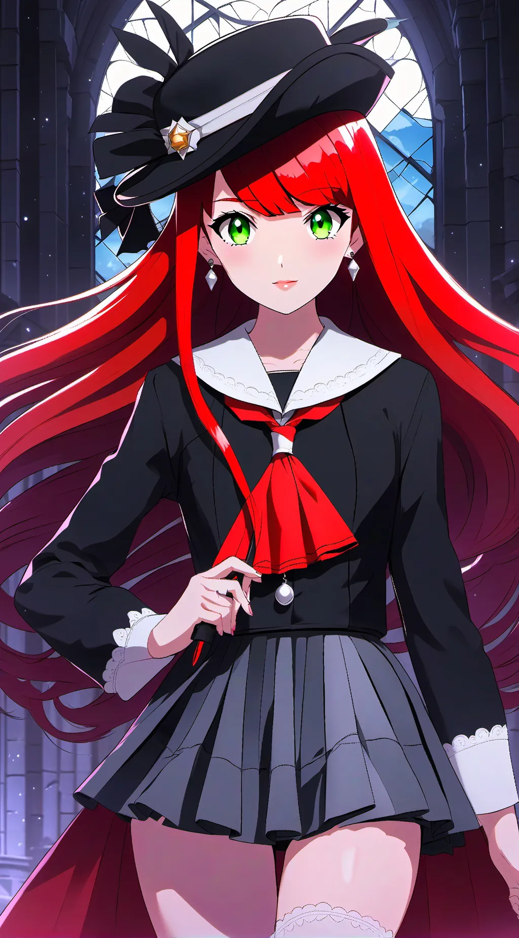 ai character: Le Marionnettiste  background