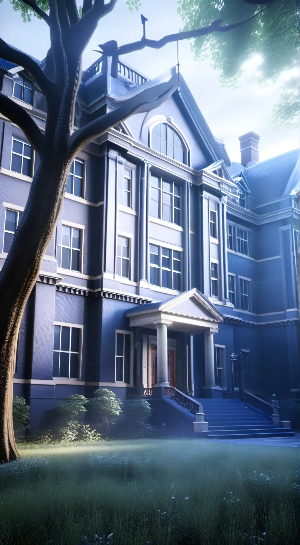 ai character: Blackwood Academy  background