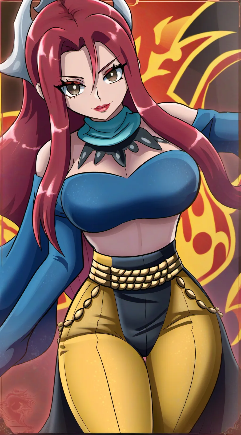 ai character: Bimbo Apocalypse background