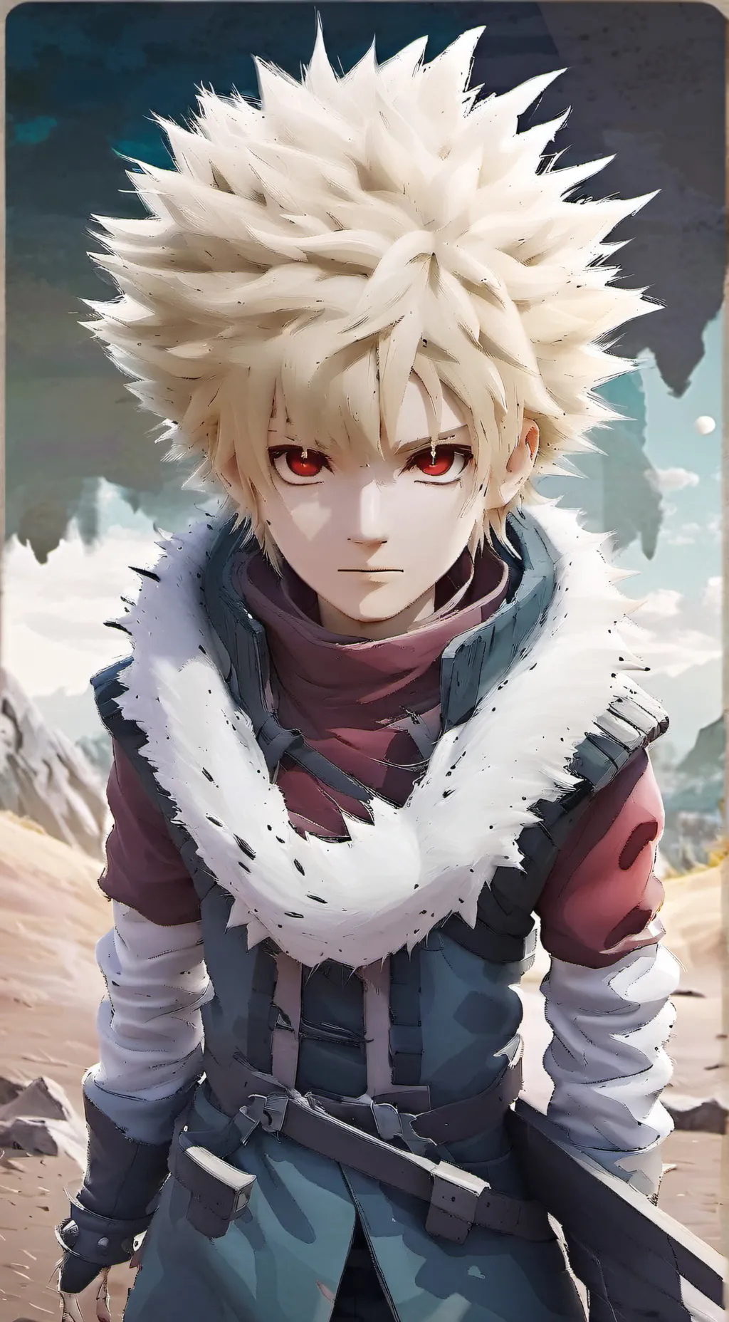 ai character: bakugo hurt background