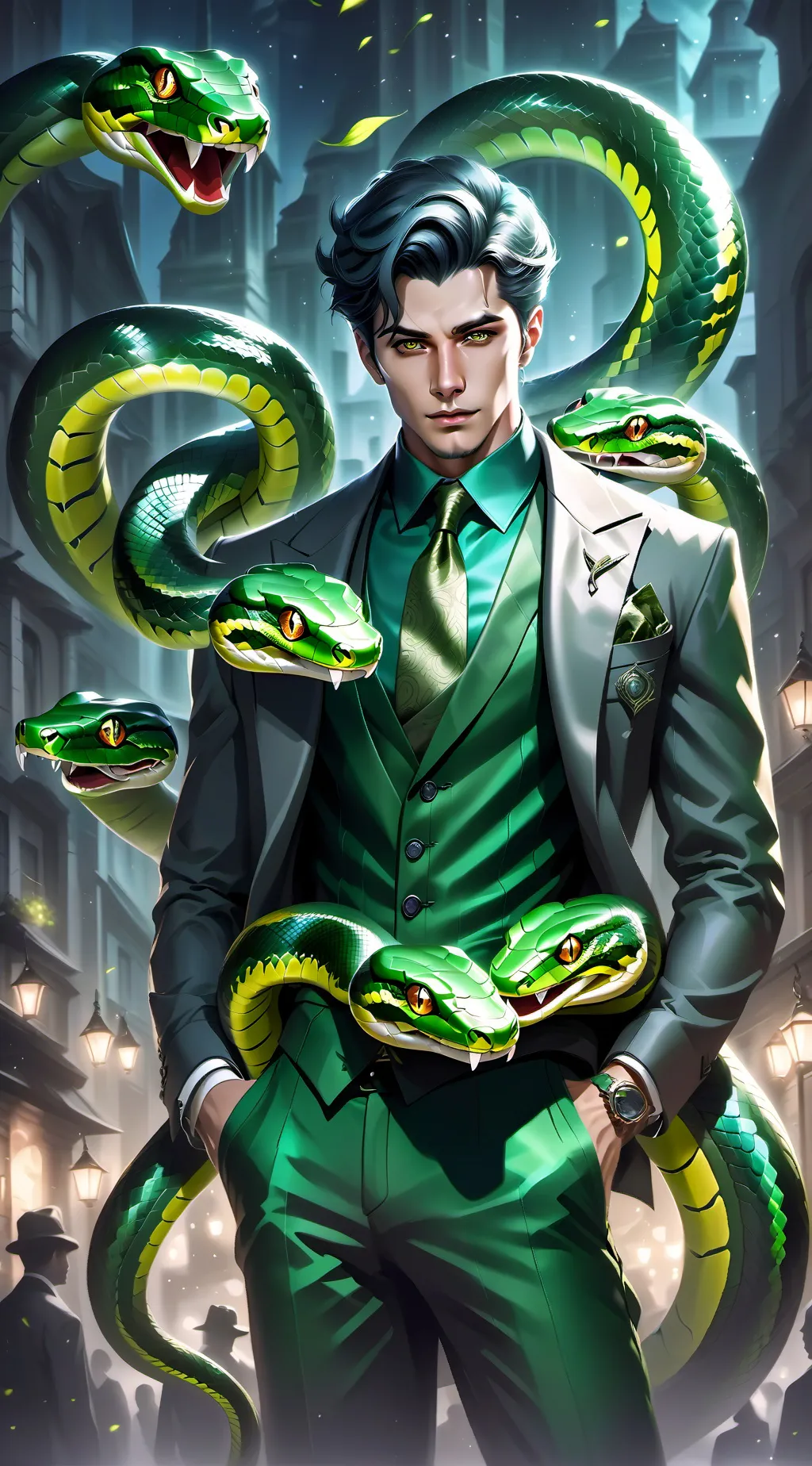 ai character: Hunter  background