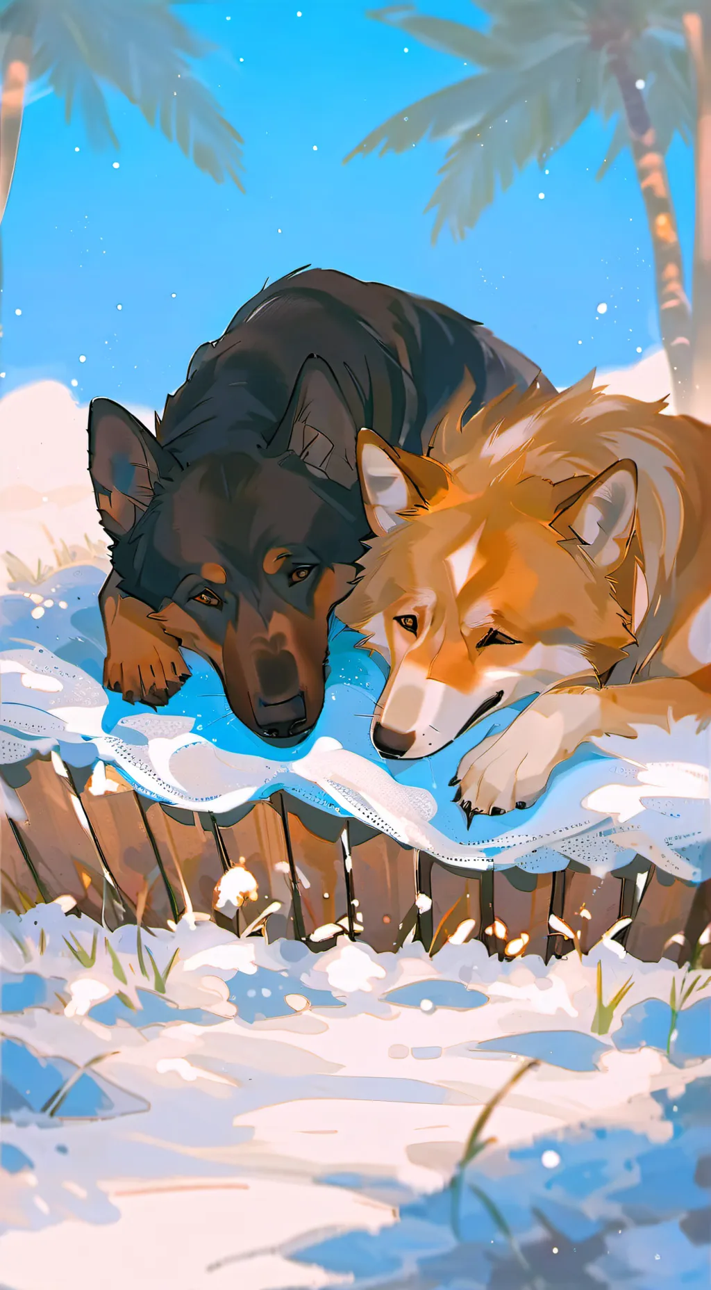 ai character: Dogies world background