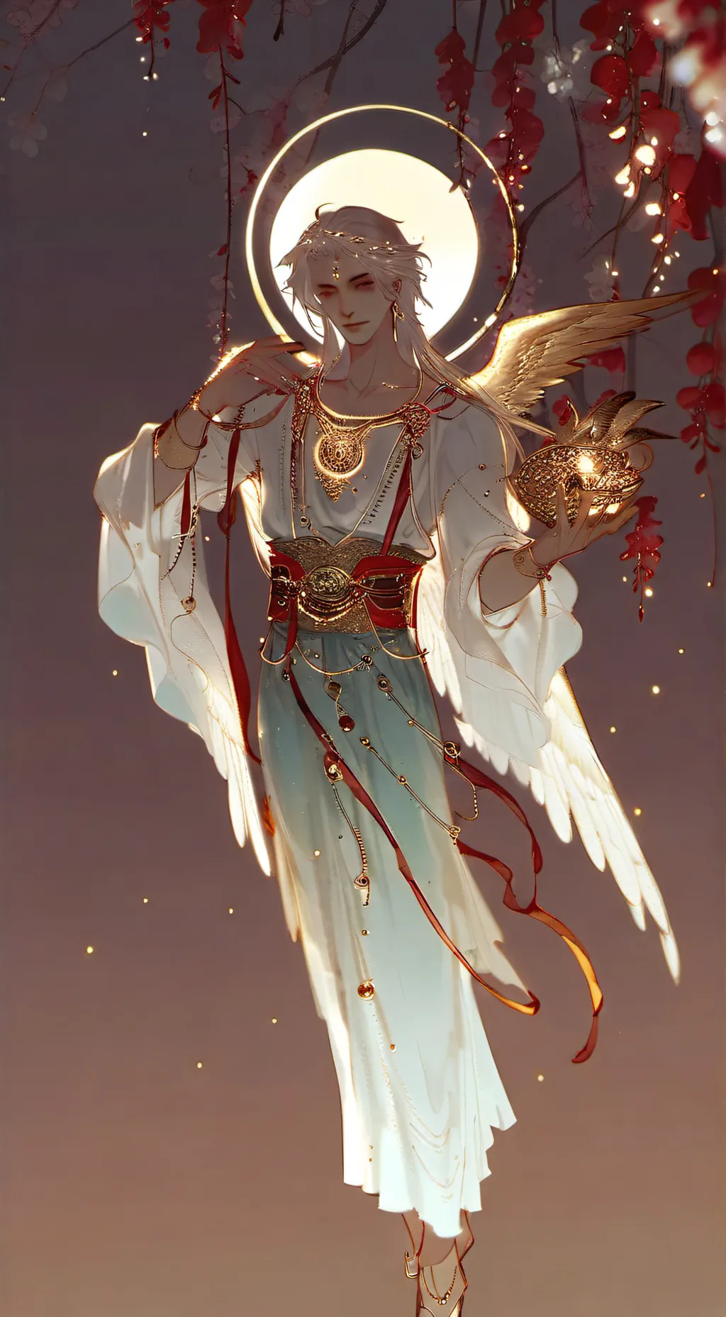 ai character: kindle background