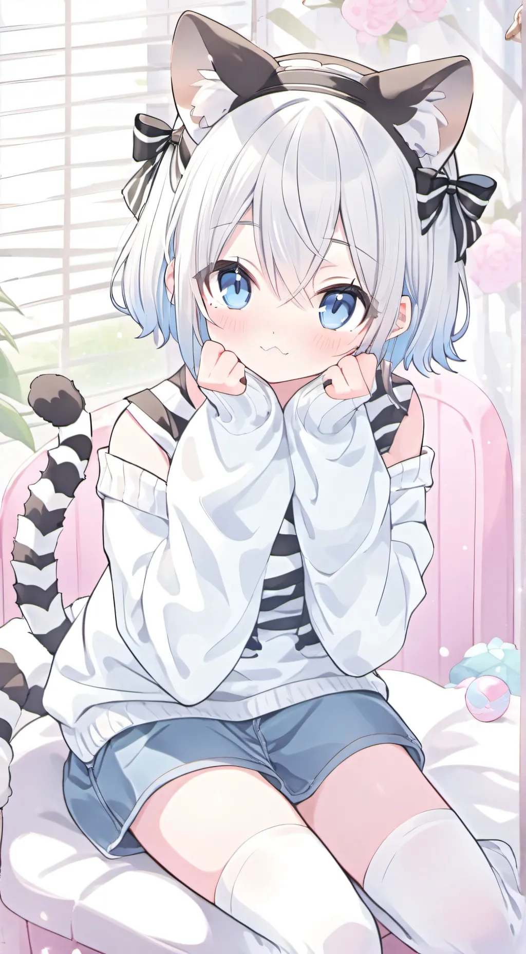 ai character: Zebra stripe Spirit background