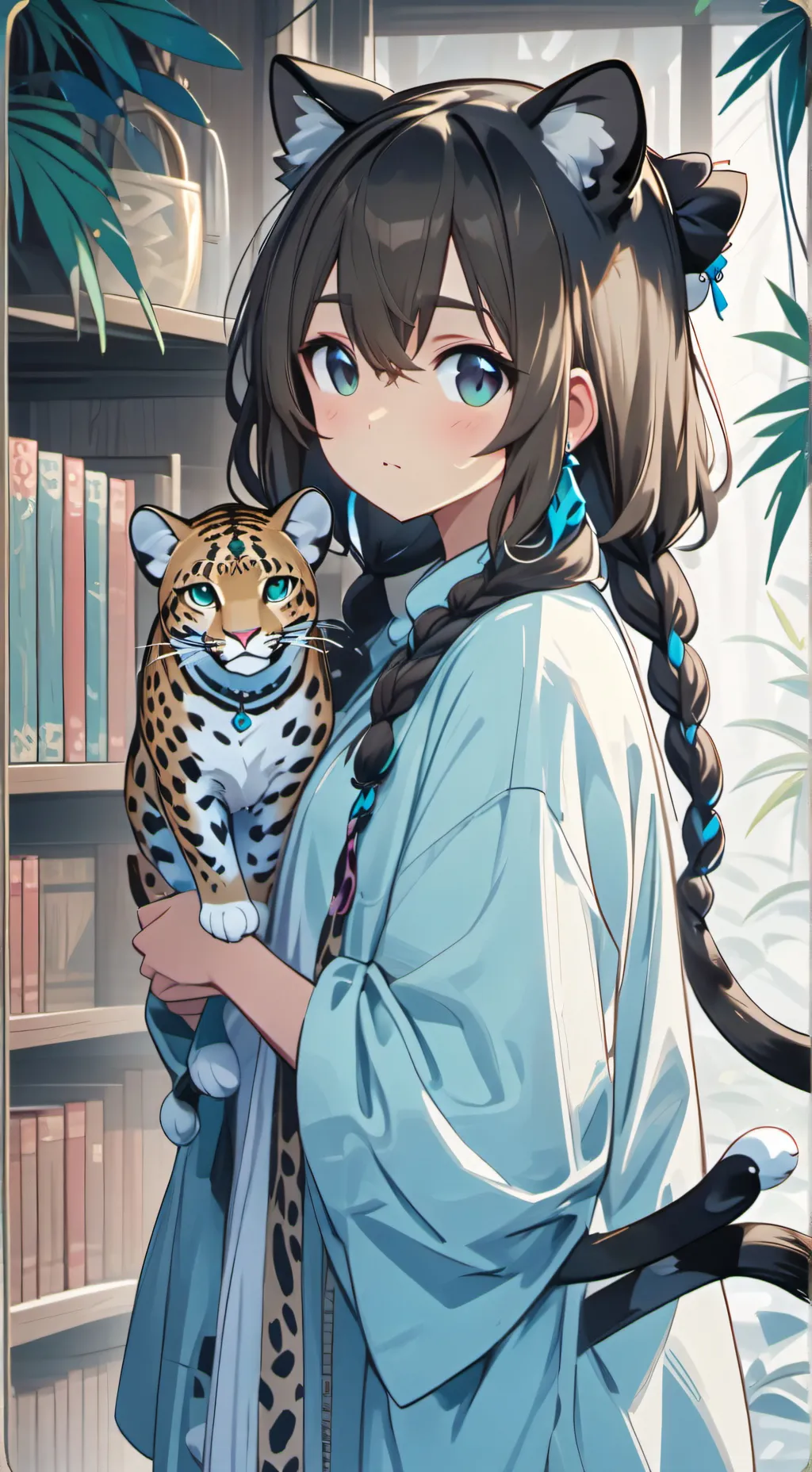 ai character: Leopardina Spirit background