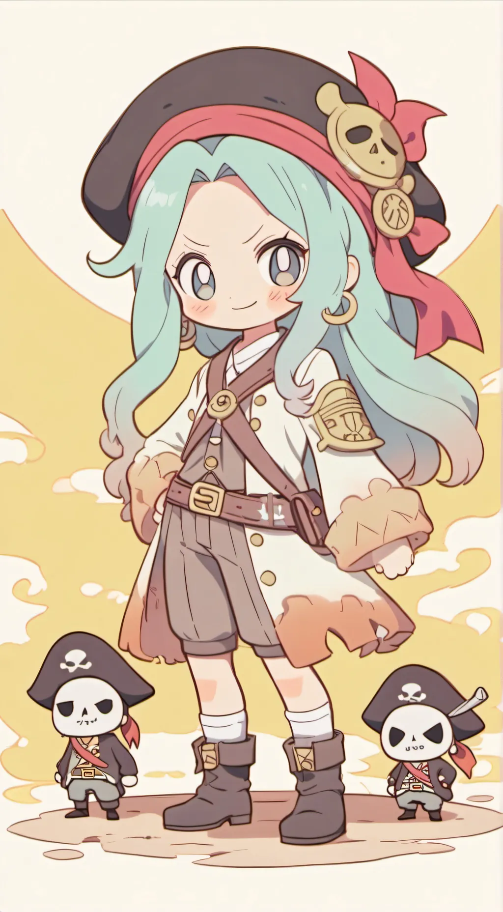 ai character: Boa sandersonia  background