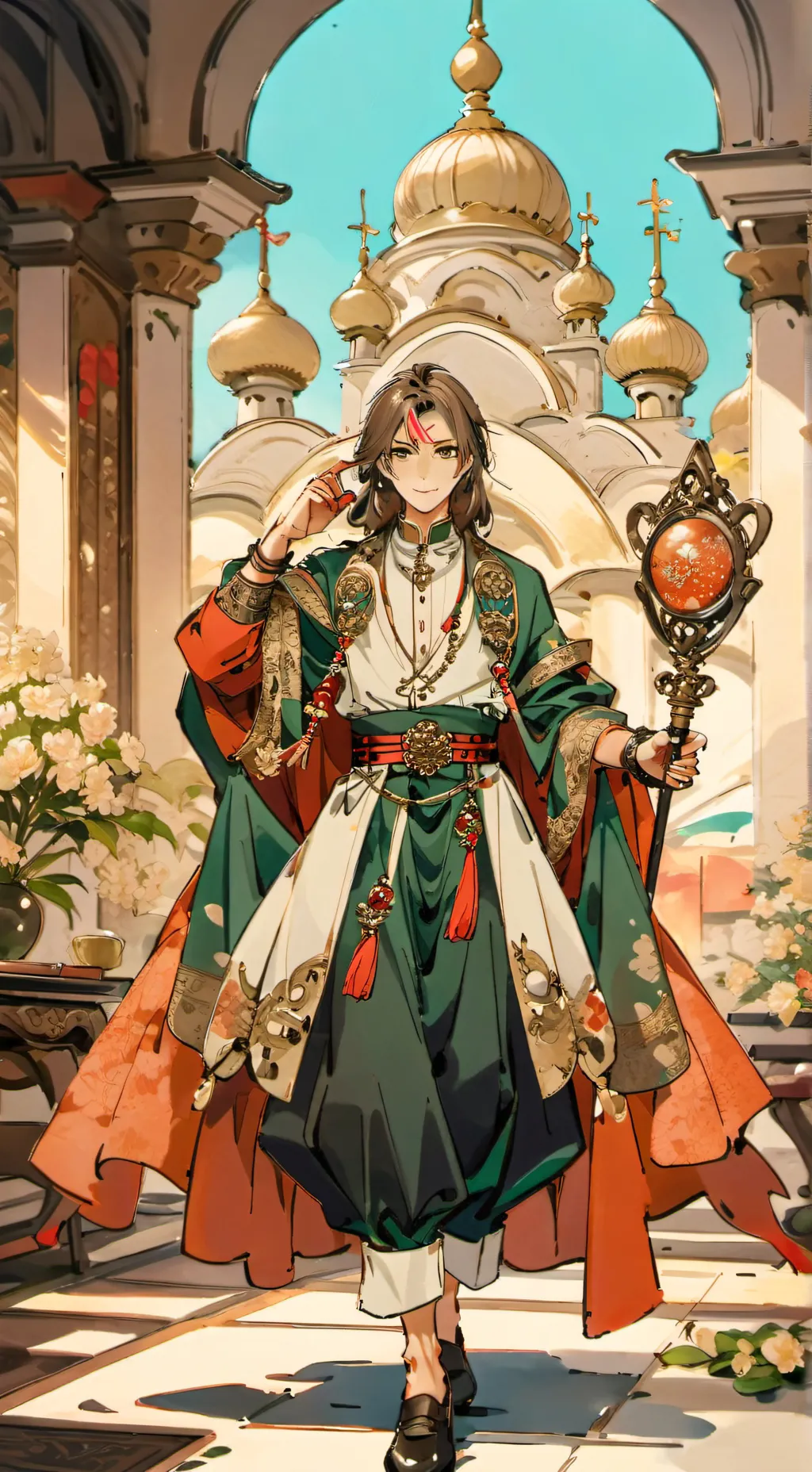 ai character: Карон background