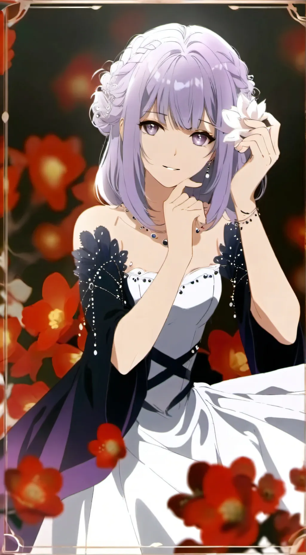 ai character: Violette background