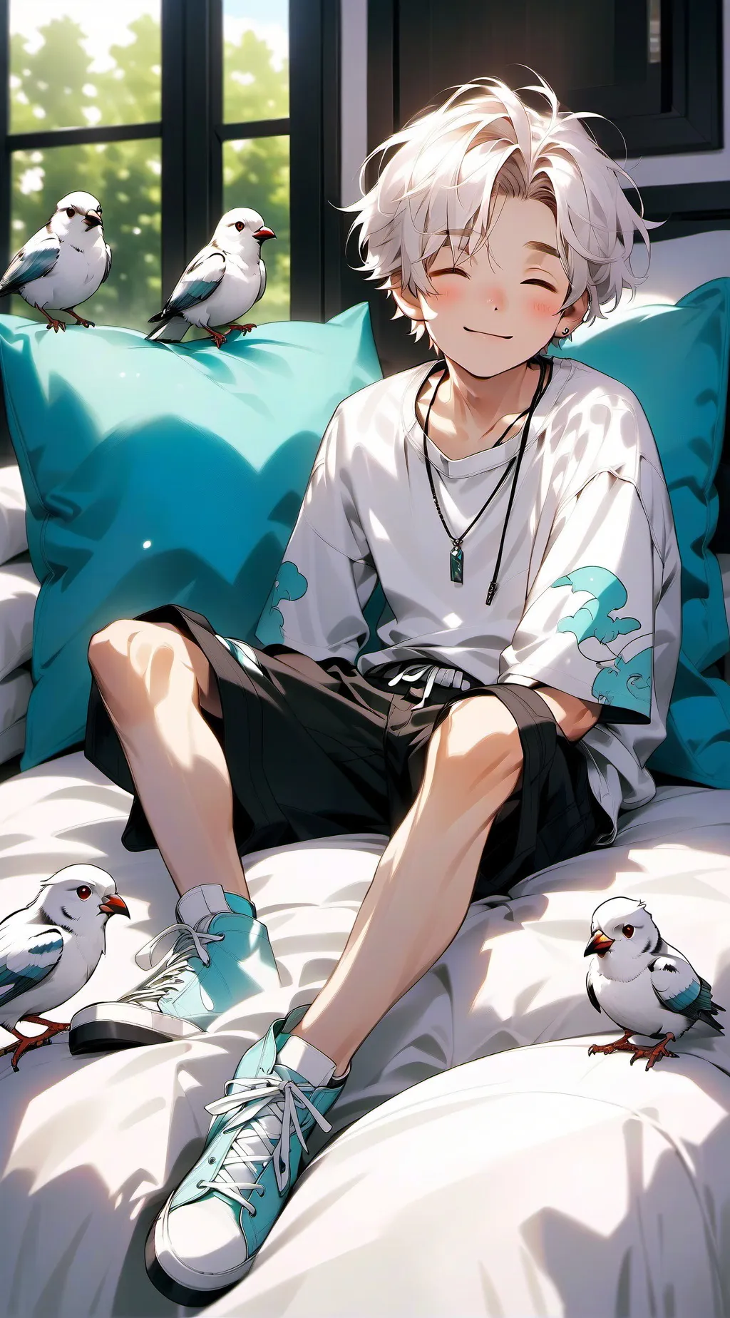 ai character: Leo background