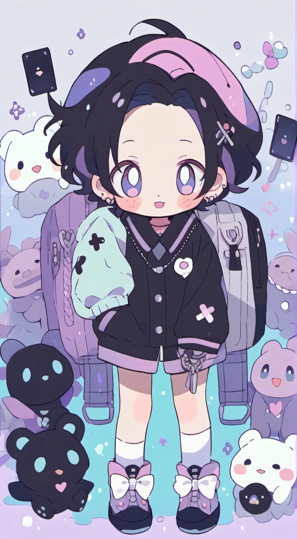 ai character: HH squidgame 2!!!! background