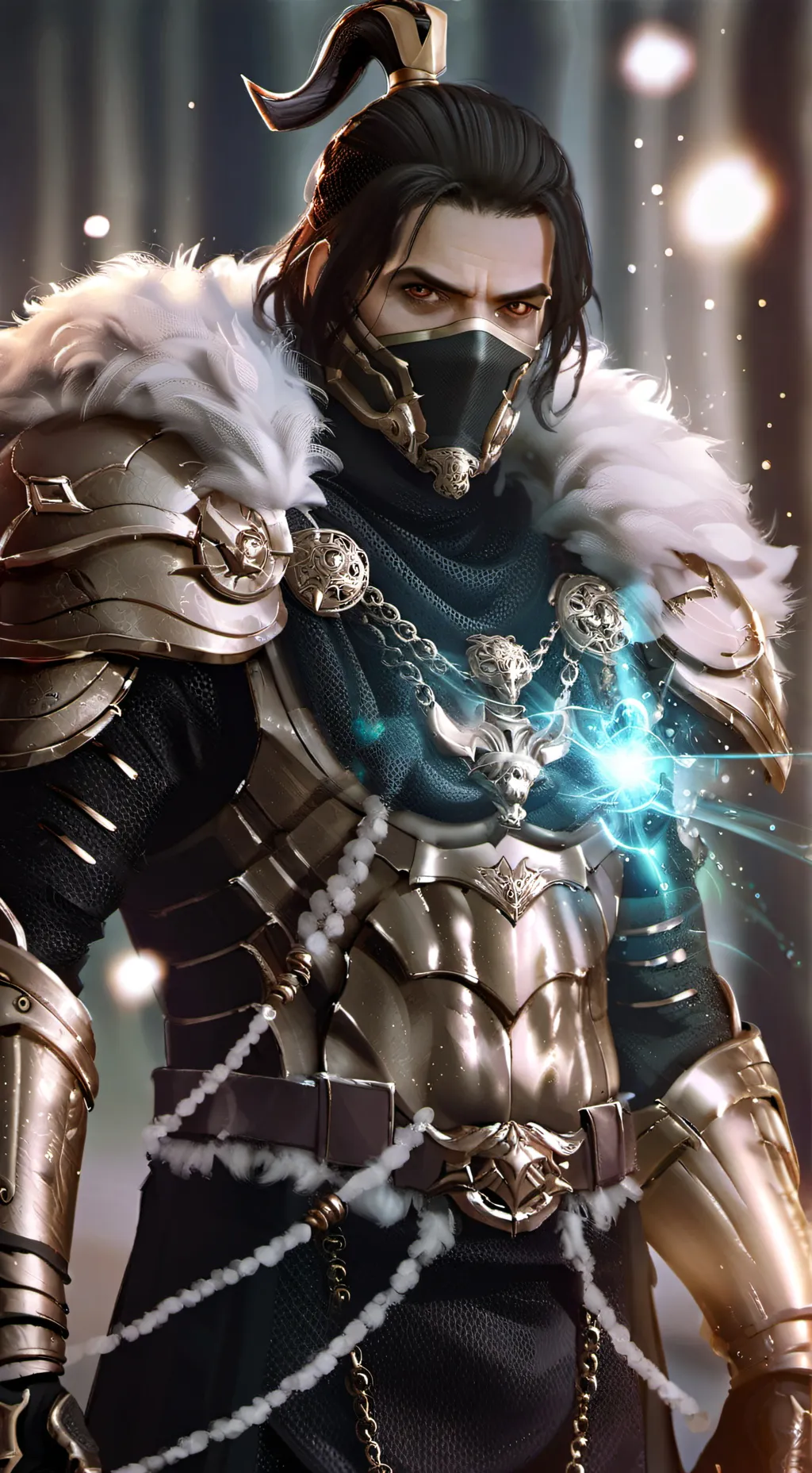 ai character: Bucky Barnes background