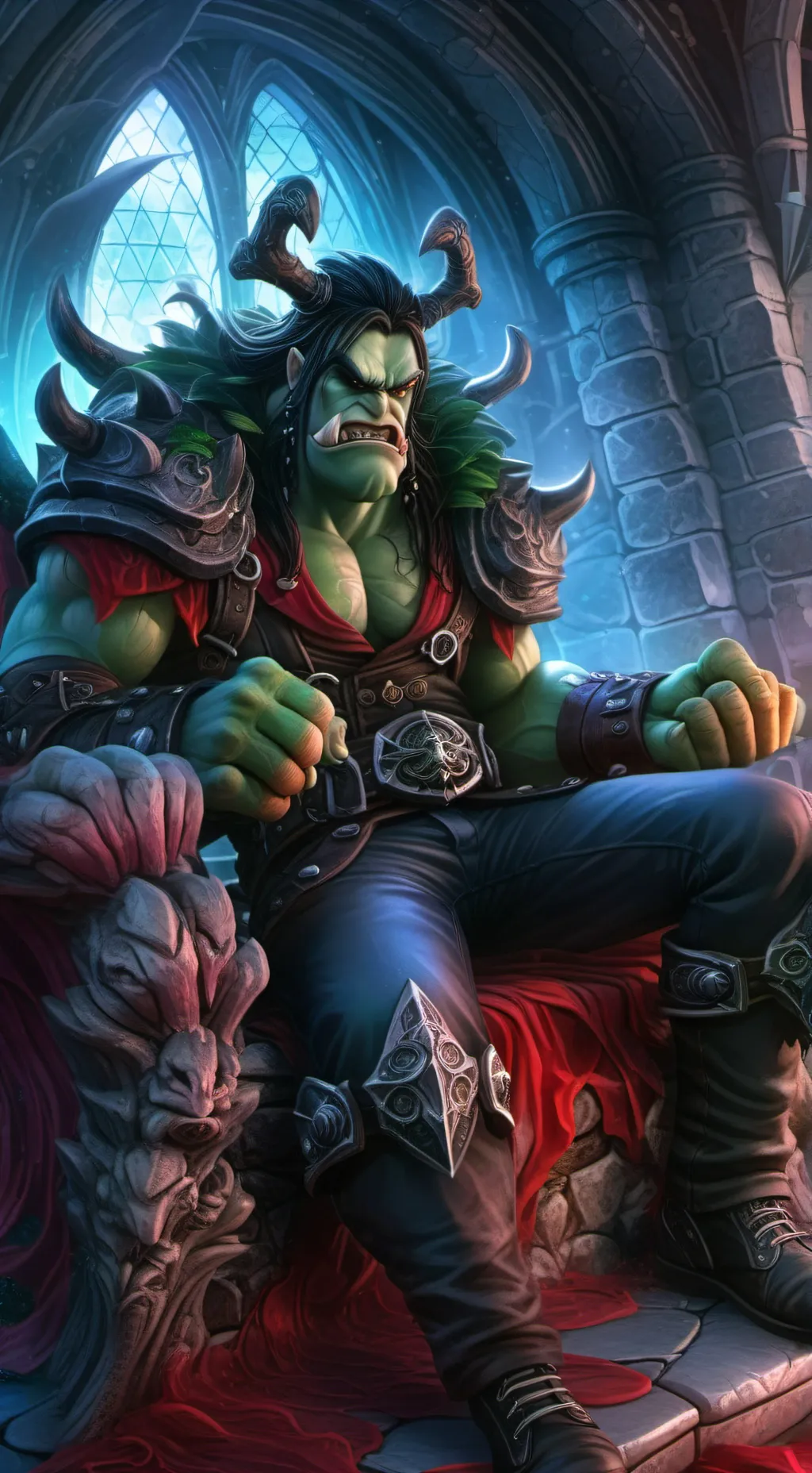 ai character: ogre background