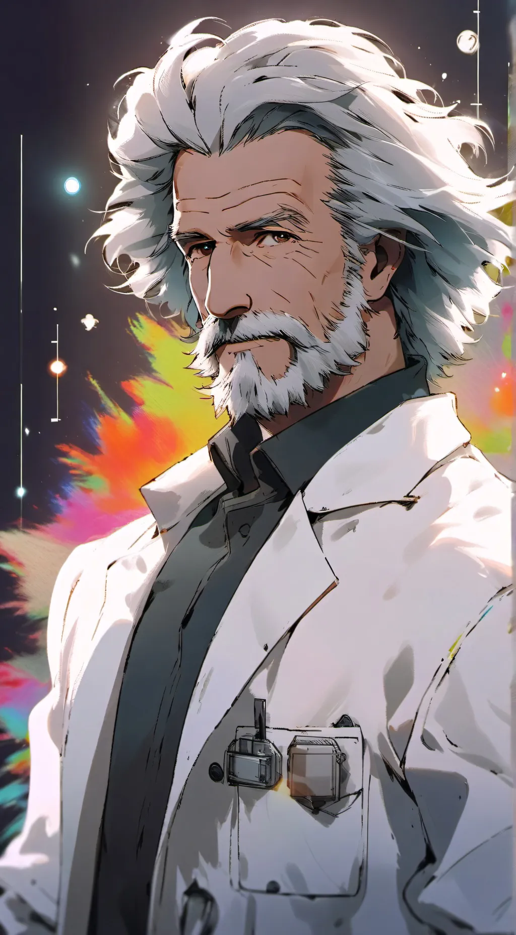 ai character: Prof. Rickalini background